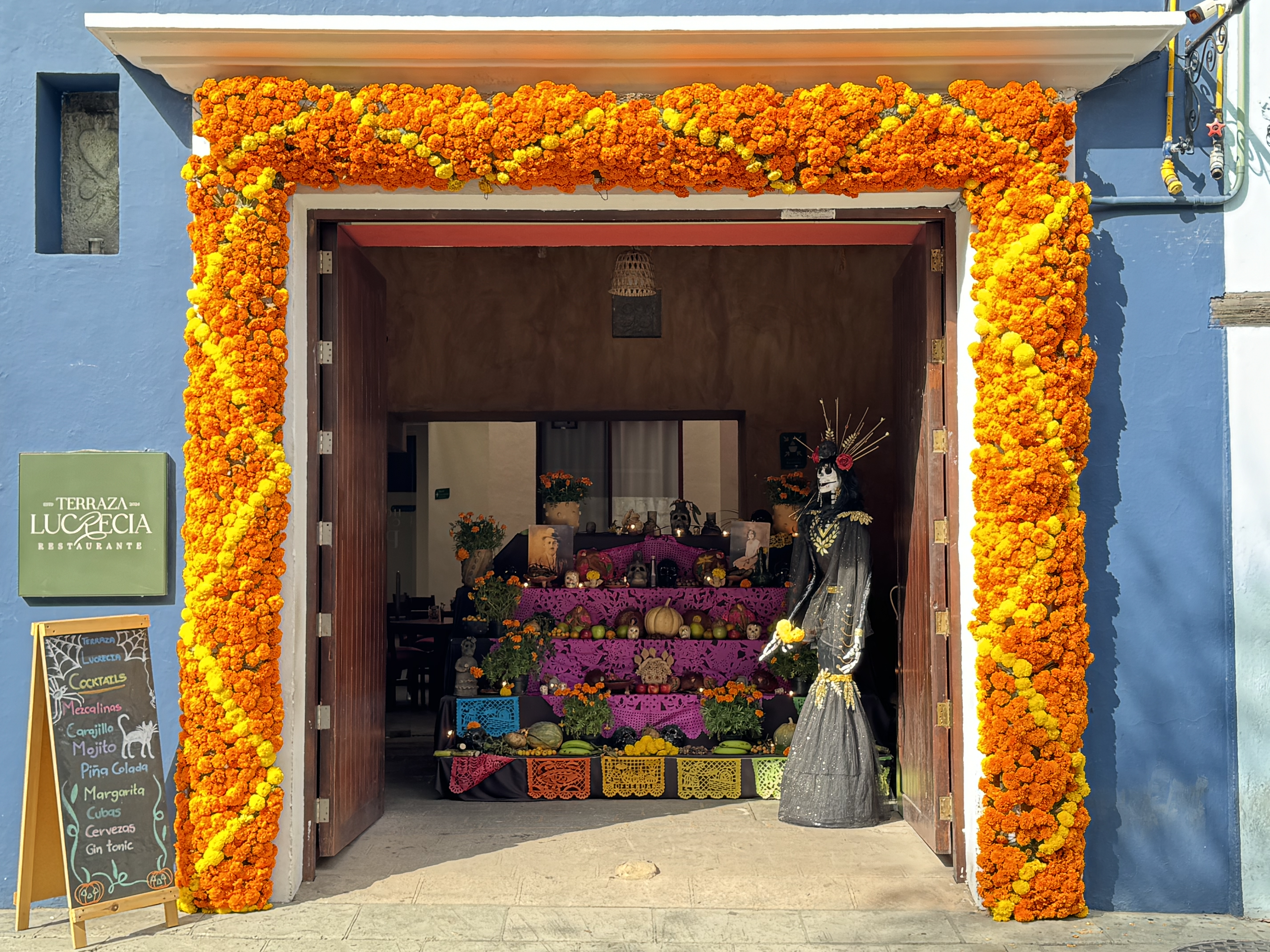 Day of the Dead Dia de los Muertos Oaxaca Mexico flowers ofrenda Day of the Dead Dia de los Muertos Oaxaca Mexico flowers ofrenda