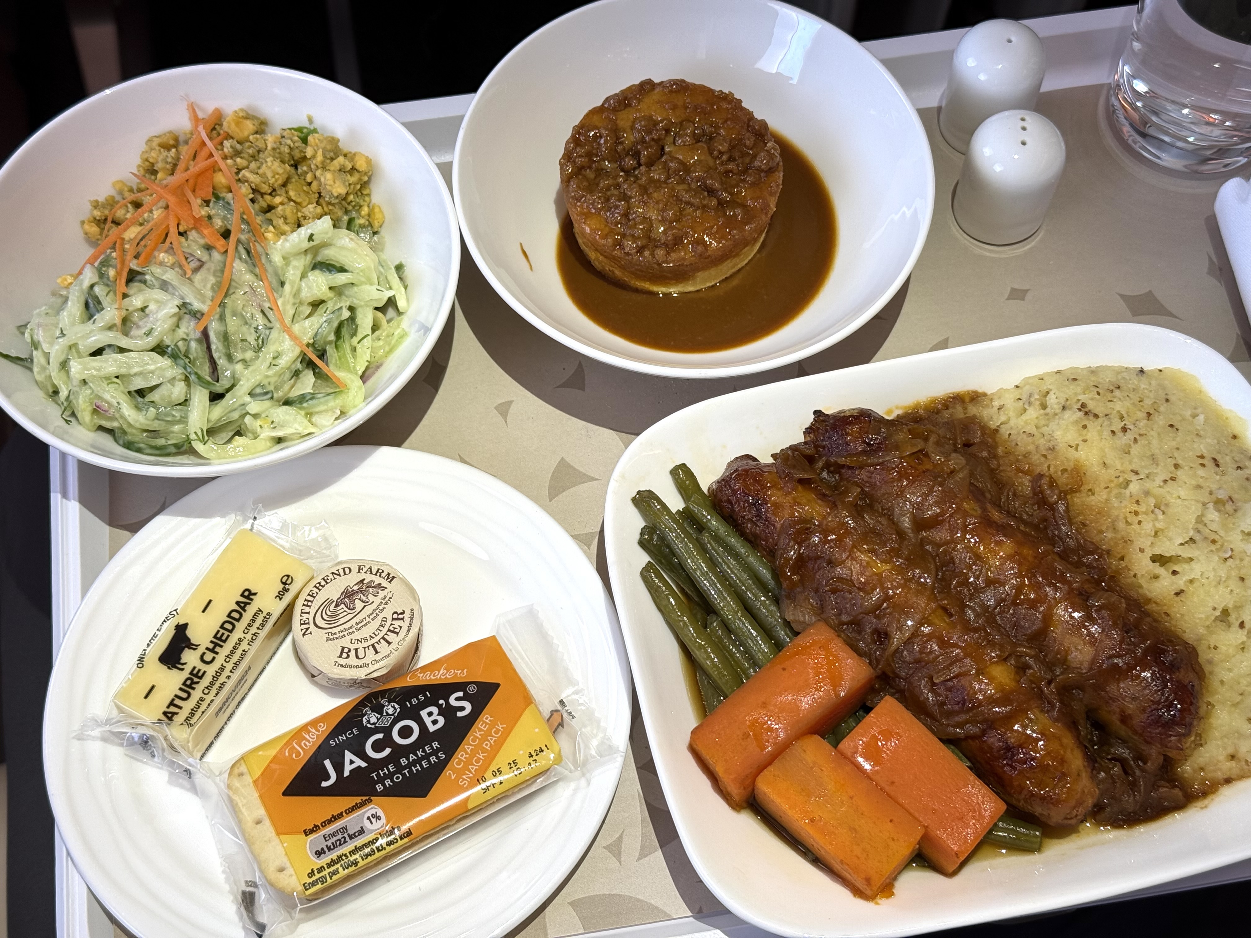 Emirates Premium Economy meal Emirates Premium Economy meal