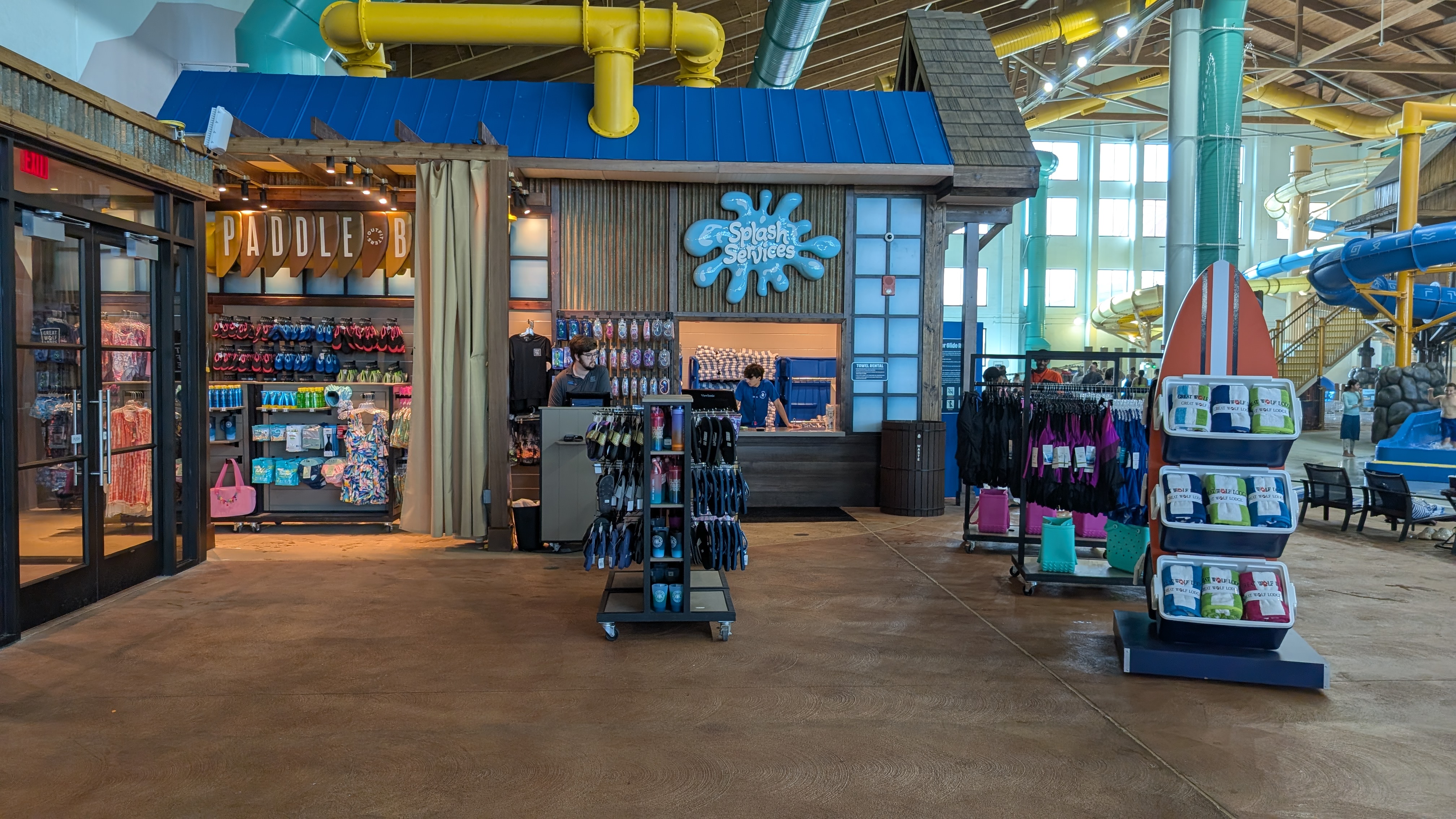 Great Wolf Lodge Webster amenities waterpark shop and towels Great Wolf Lodge Webster amenities waterpark shop and towels
