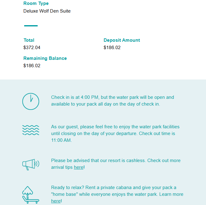 Great Wolf Lodge Webster booking Great Wolf Lodge Webster booking