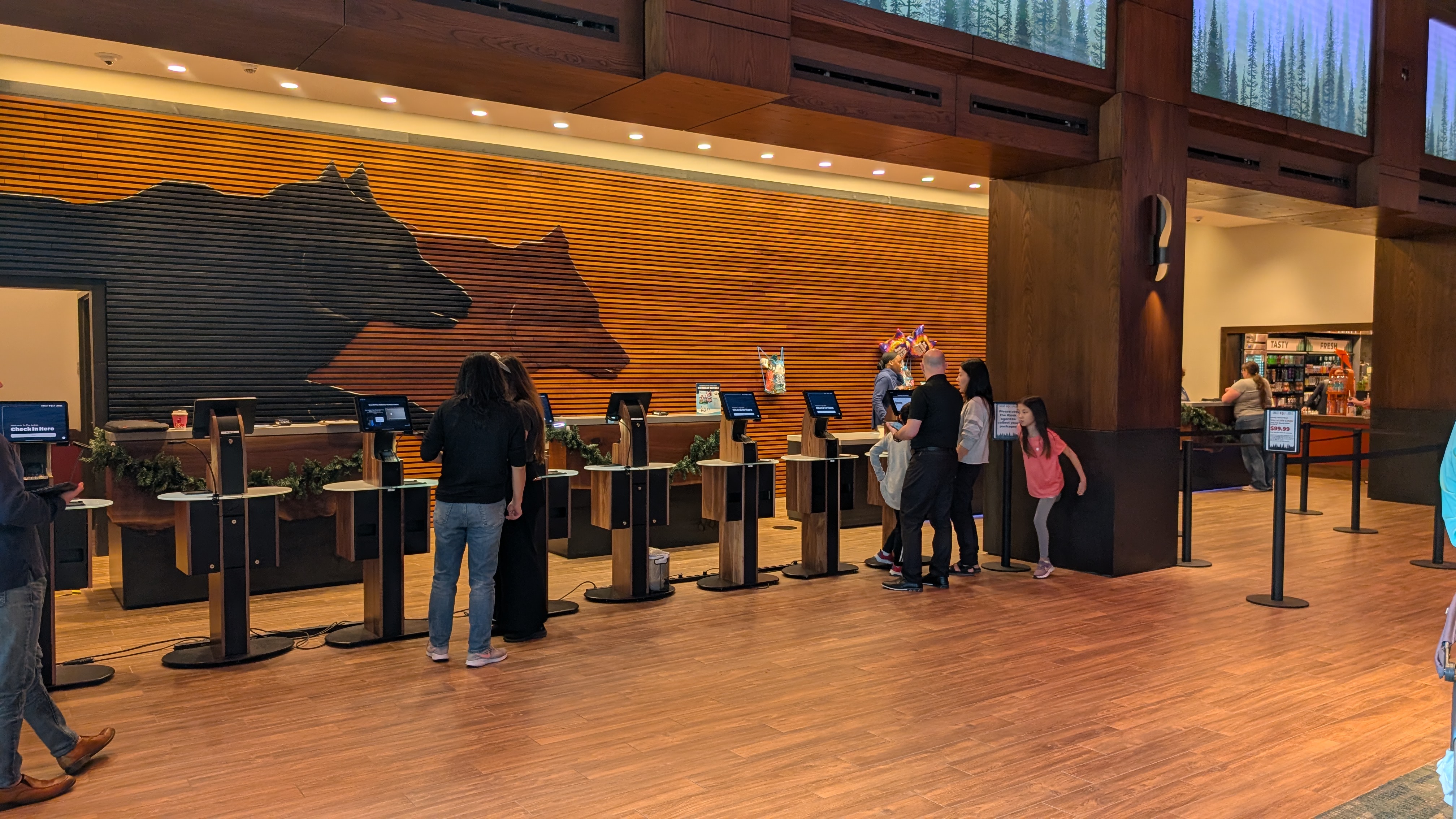 Great Wolf Lodge Webster check in desk Great Wolf Lodge Webster check in desk