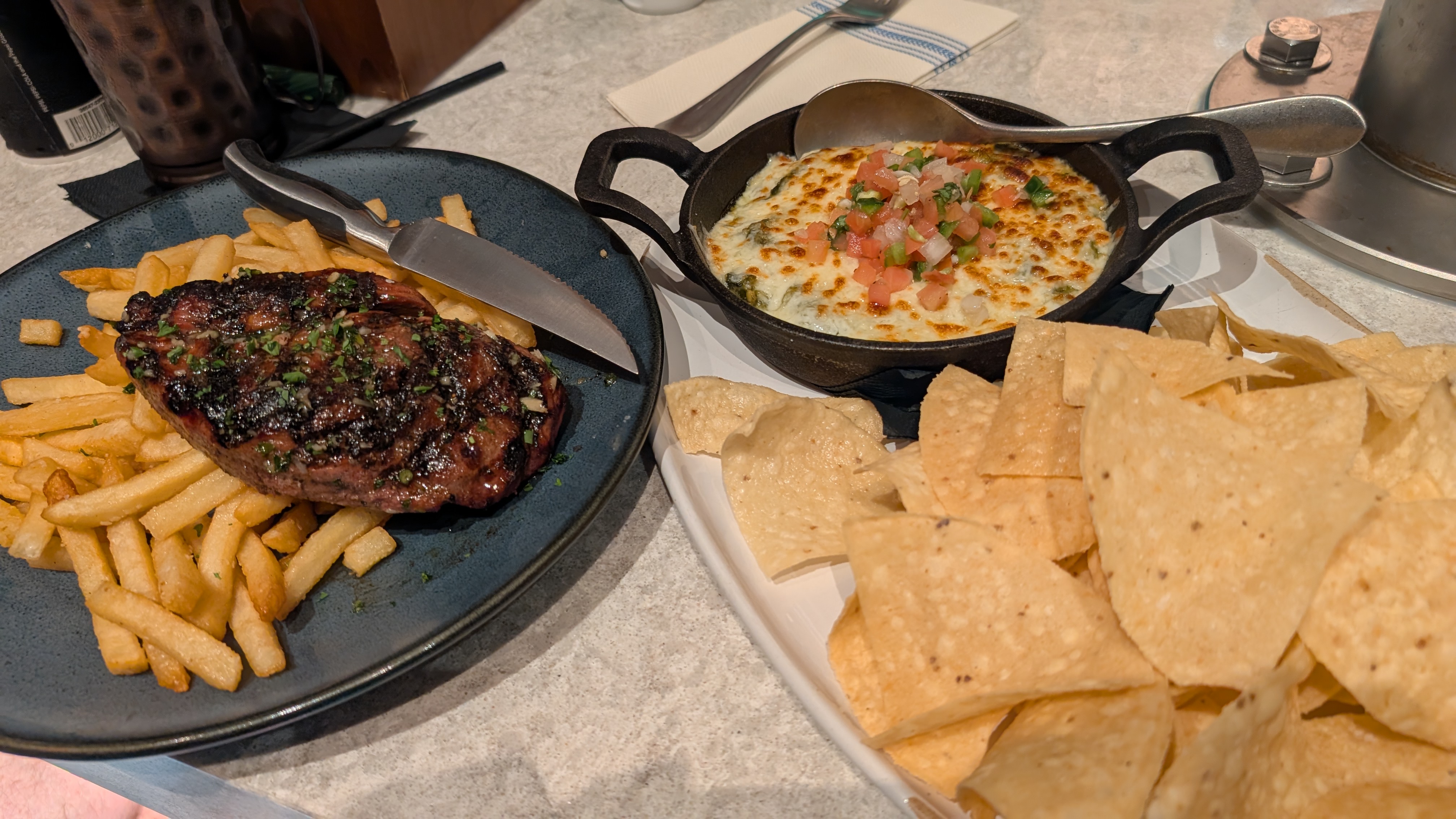 Great Wolf Lodge Webster dining Fireside dip and steak frites Great Wolf Lodge Webster dining Fireside dip and steak frites