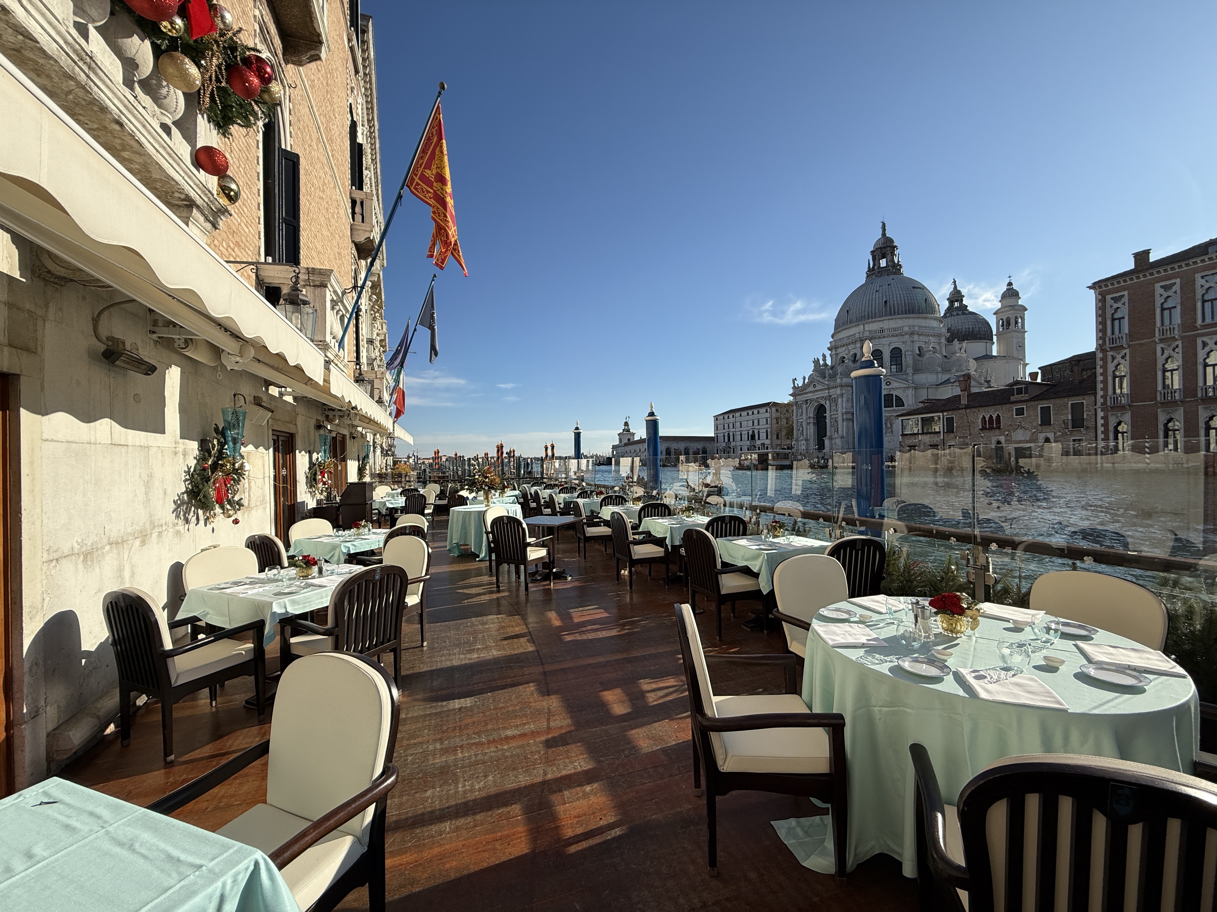 Gritti Palace Deck Breakfast
