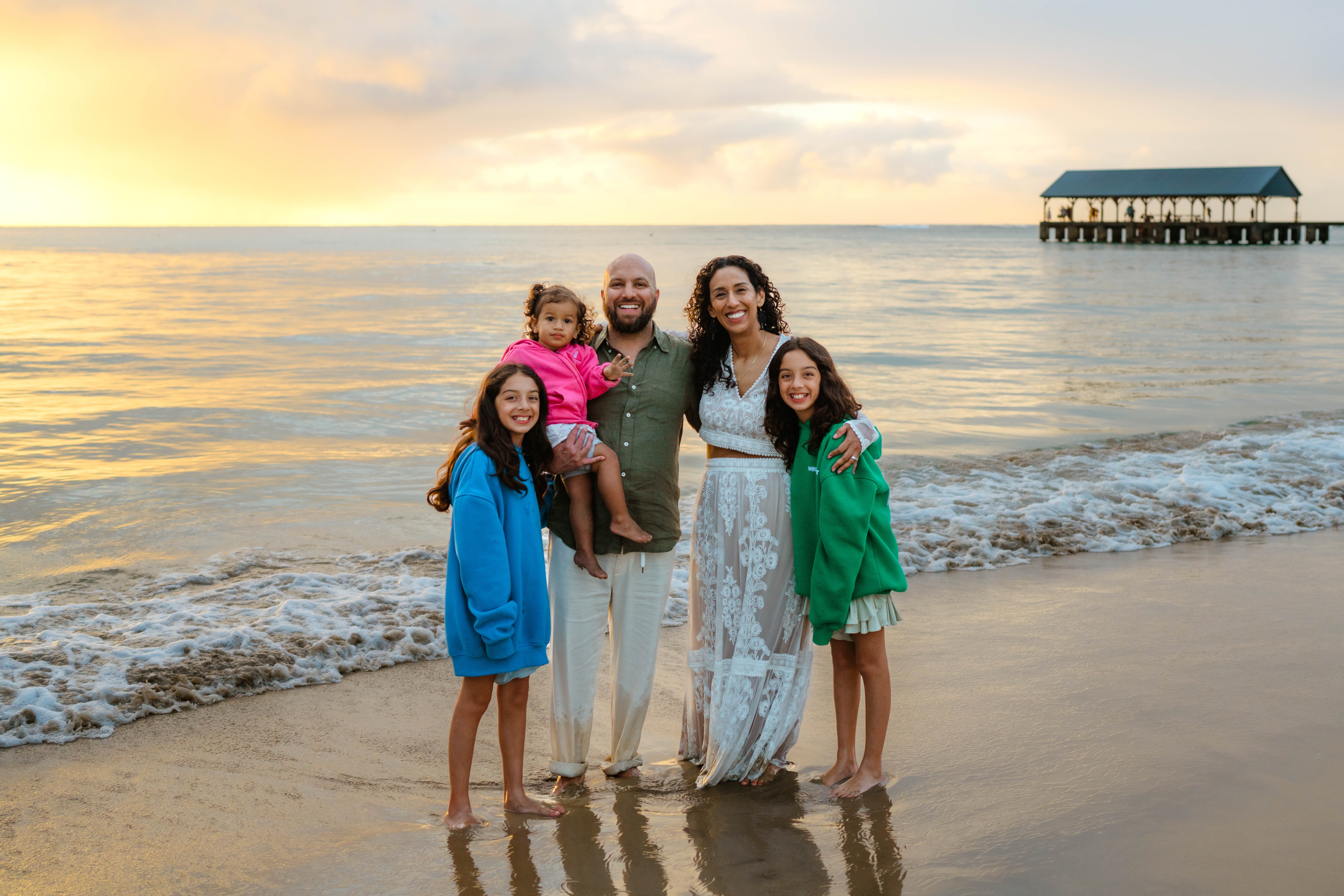 Family Europe vacation Ruiz Ohana, Kauai