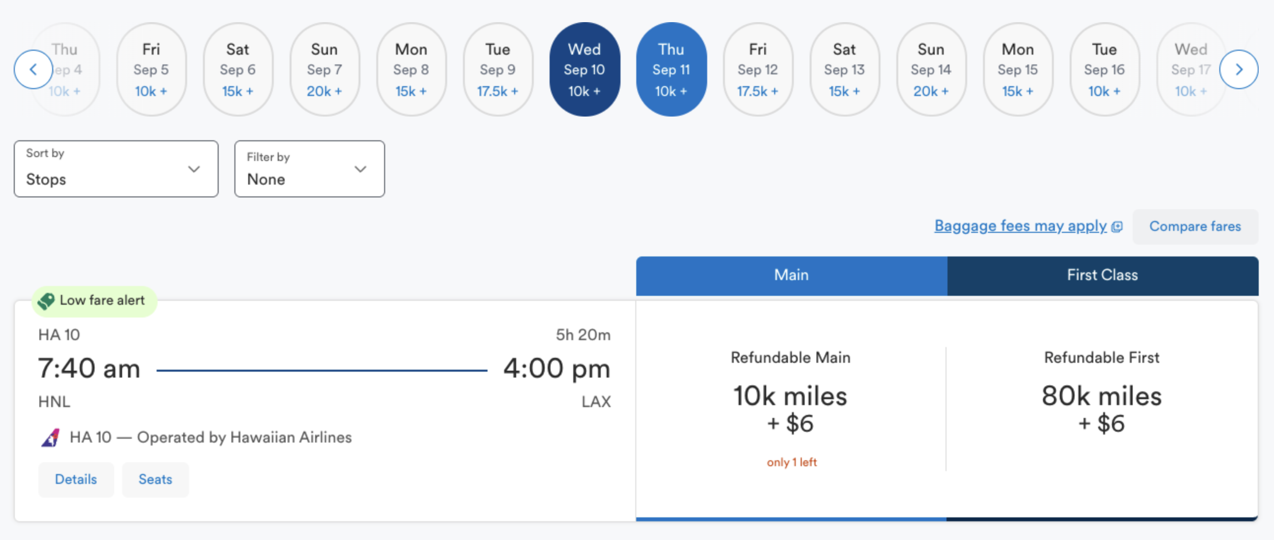 Hawaiian Airlines Award Flights on Alaska Airlines’ website Hawaiian Airlines Award Flights on Alaska Airlines' website