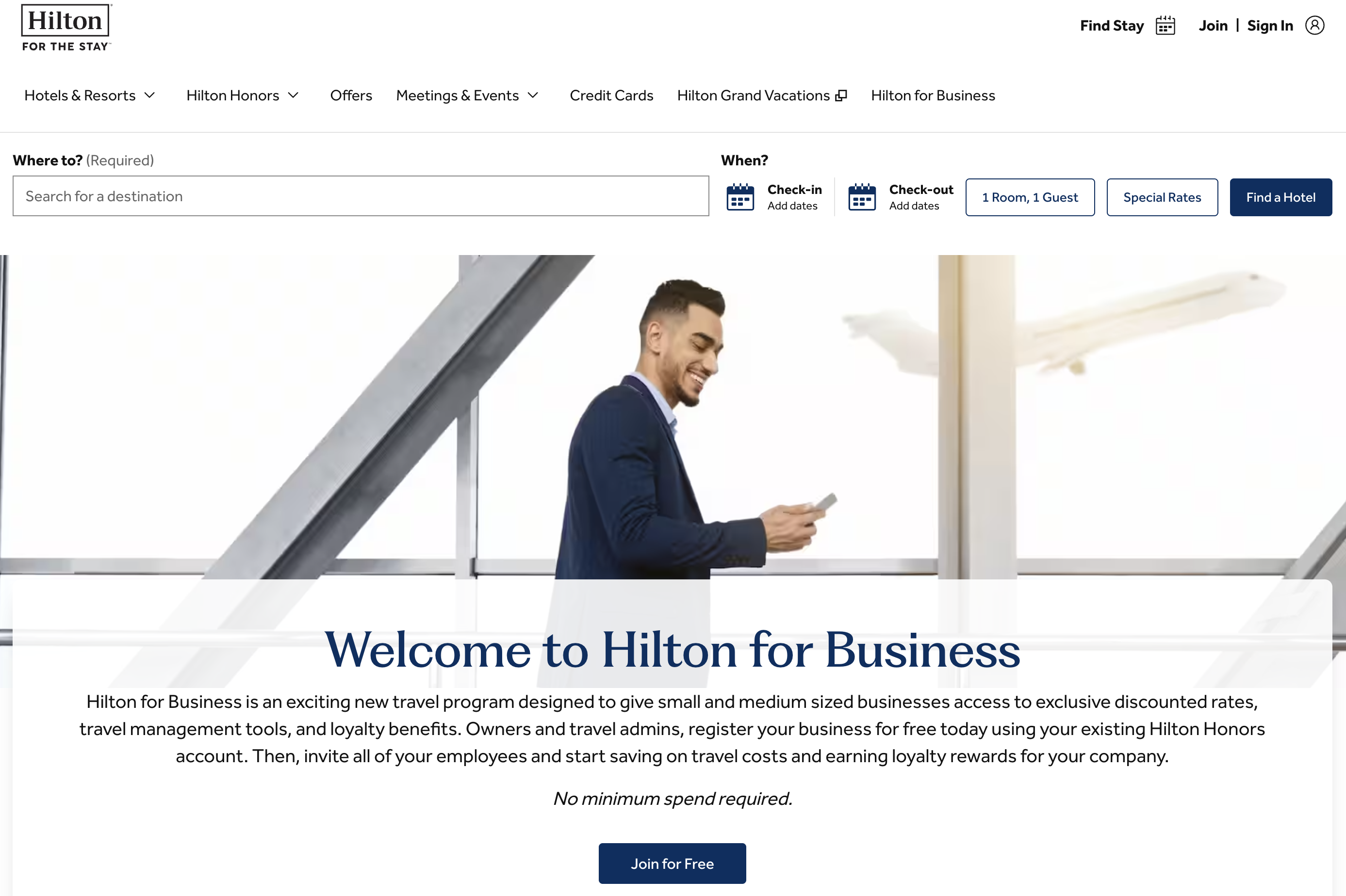 Hilton for Business Hilton for Business