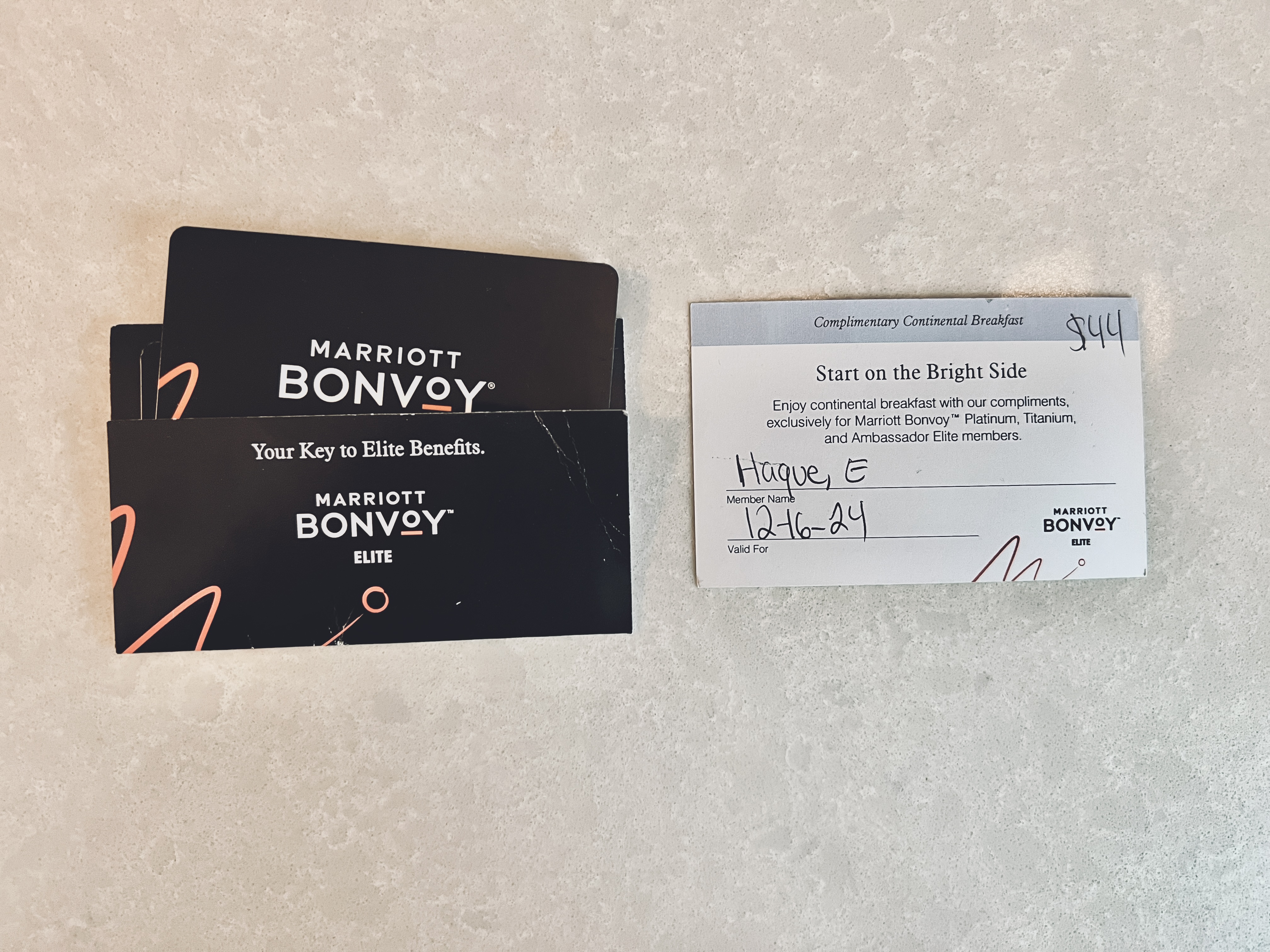 Hotel EMC2 Autograph Collection breakfast voucher Hotel EMC2 Autograph Collection breakfast voucher