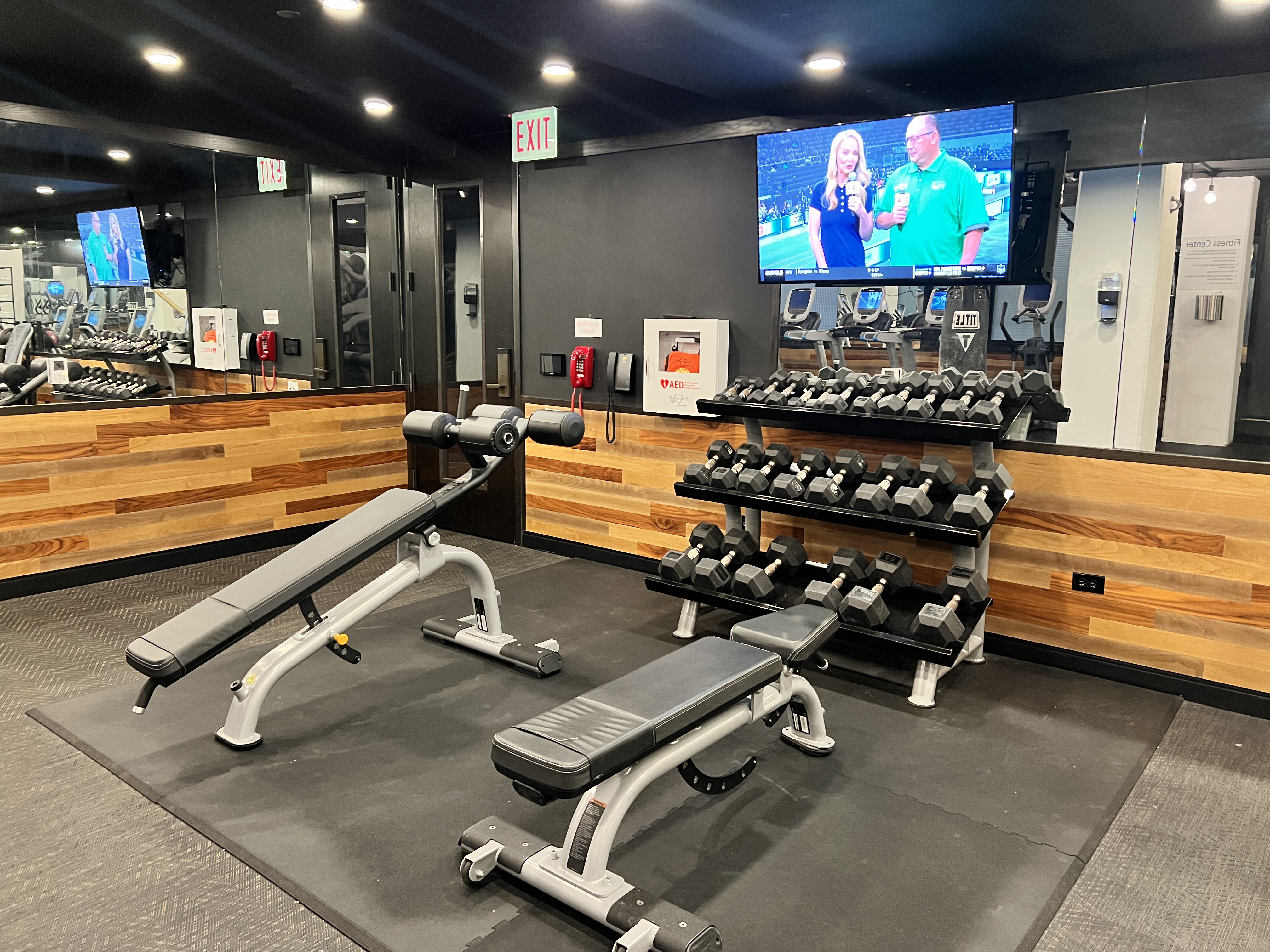 Hotel EMC2 Autograph Collection fitness center strength training Hotel EMC2 Autograph Collection fitness center strength training