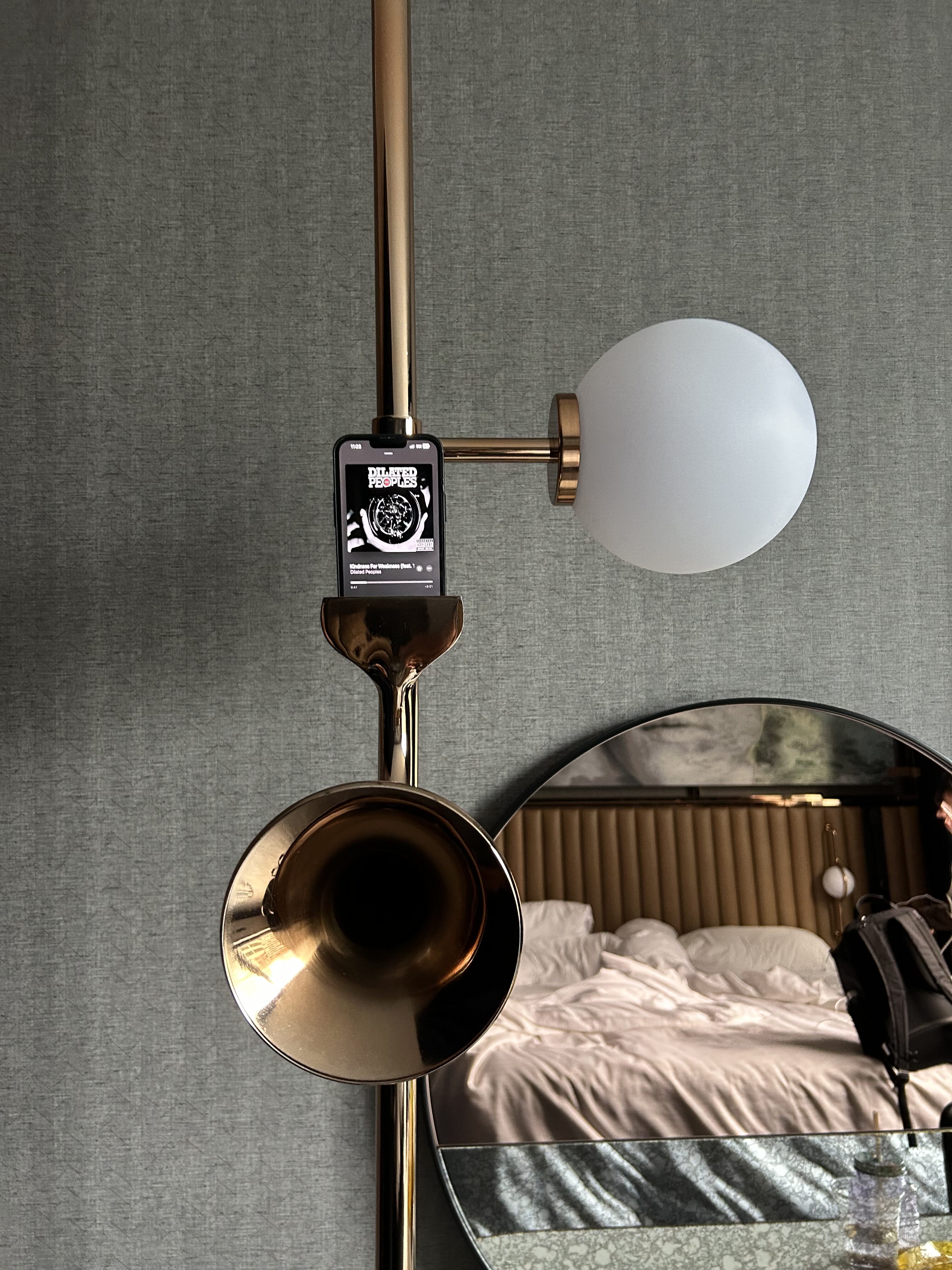 Hotel EMC2 brass horn Hotel EMC2 brass horn