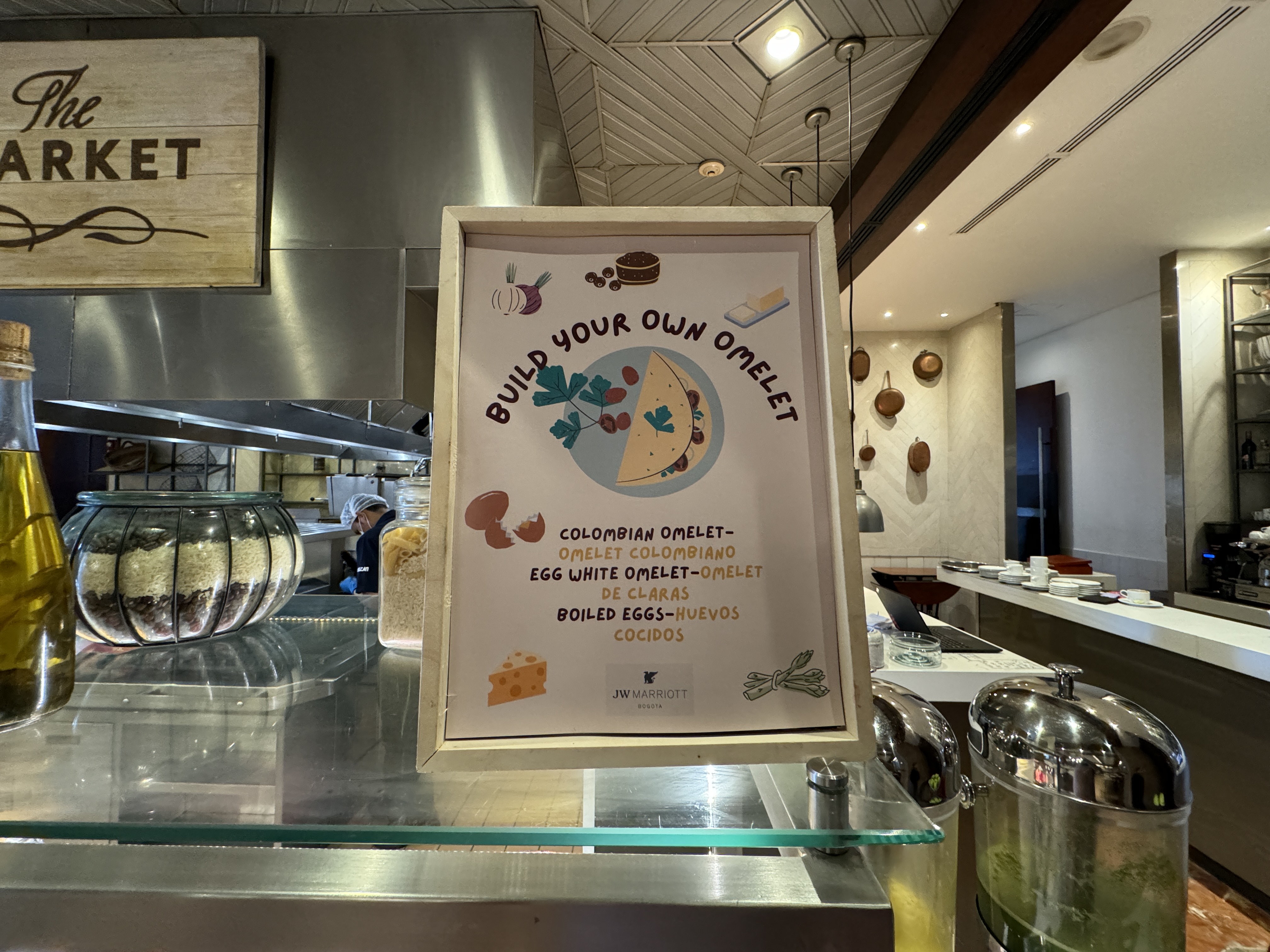 JW Marriott Bogota The Market Bukt your own omelet JW Marriott Bogota The Market Bukt your own omelet