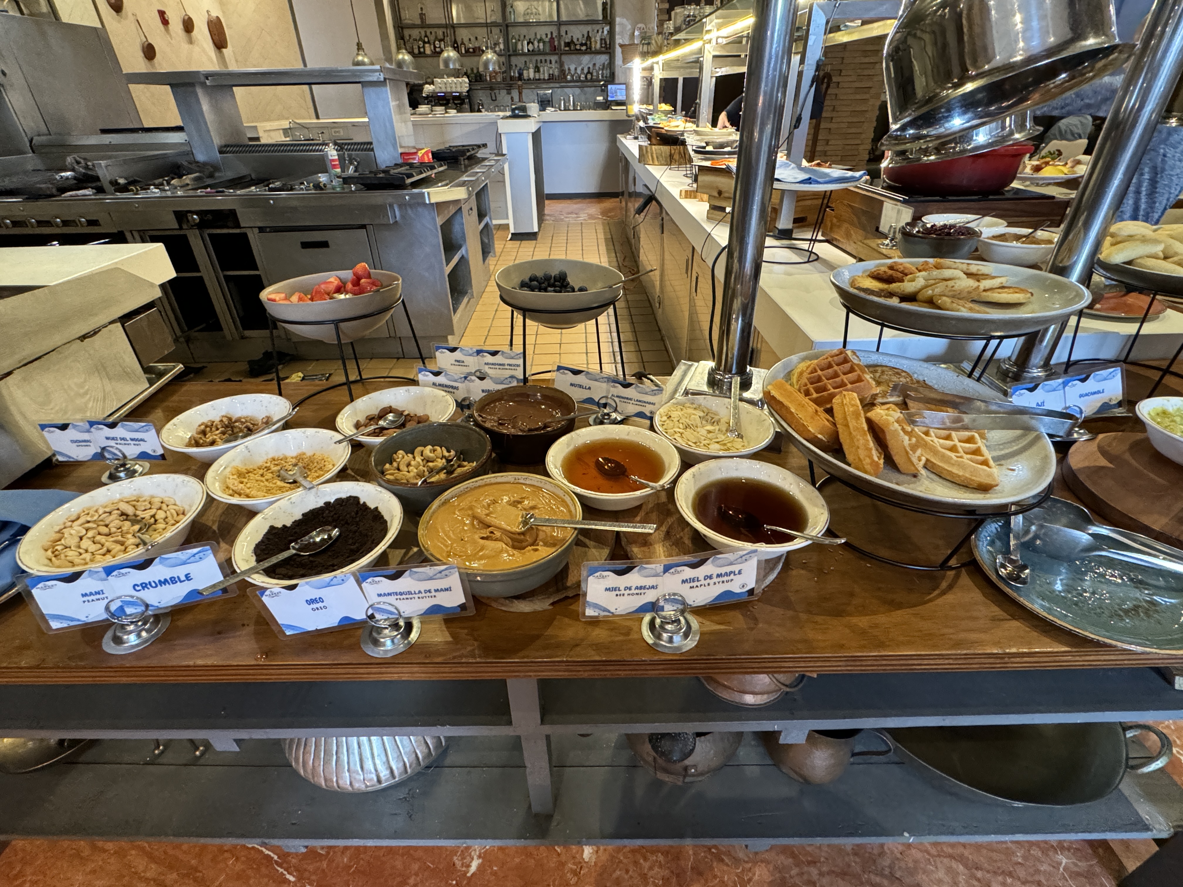 JW Marriott Bogota The Market breakfast items JW Marriott Bogota The Market breakfast items