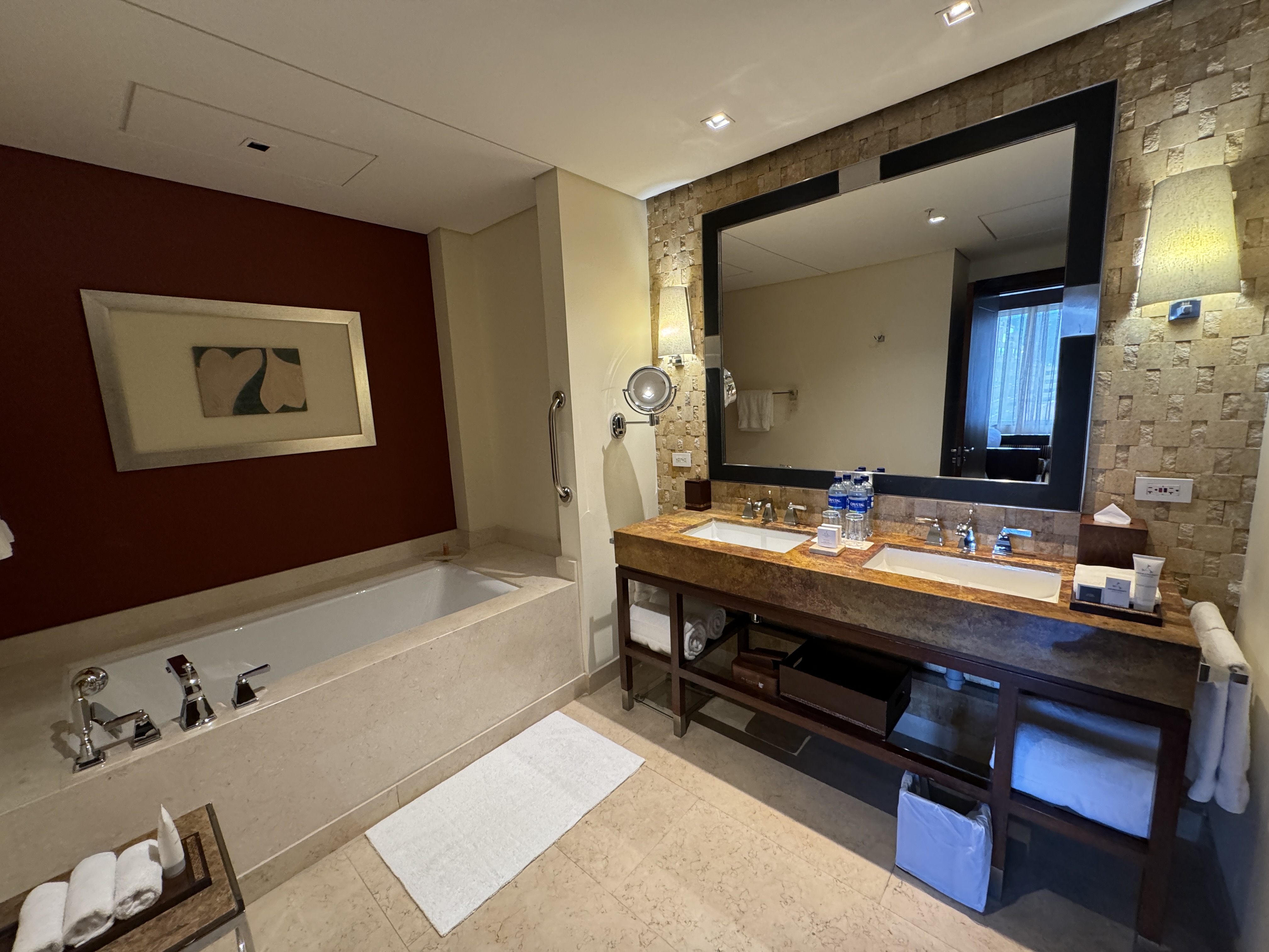 JW Marriott Bogota main bathroom JW Marriott Bogota main bathroom