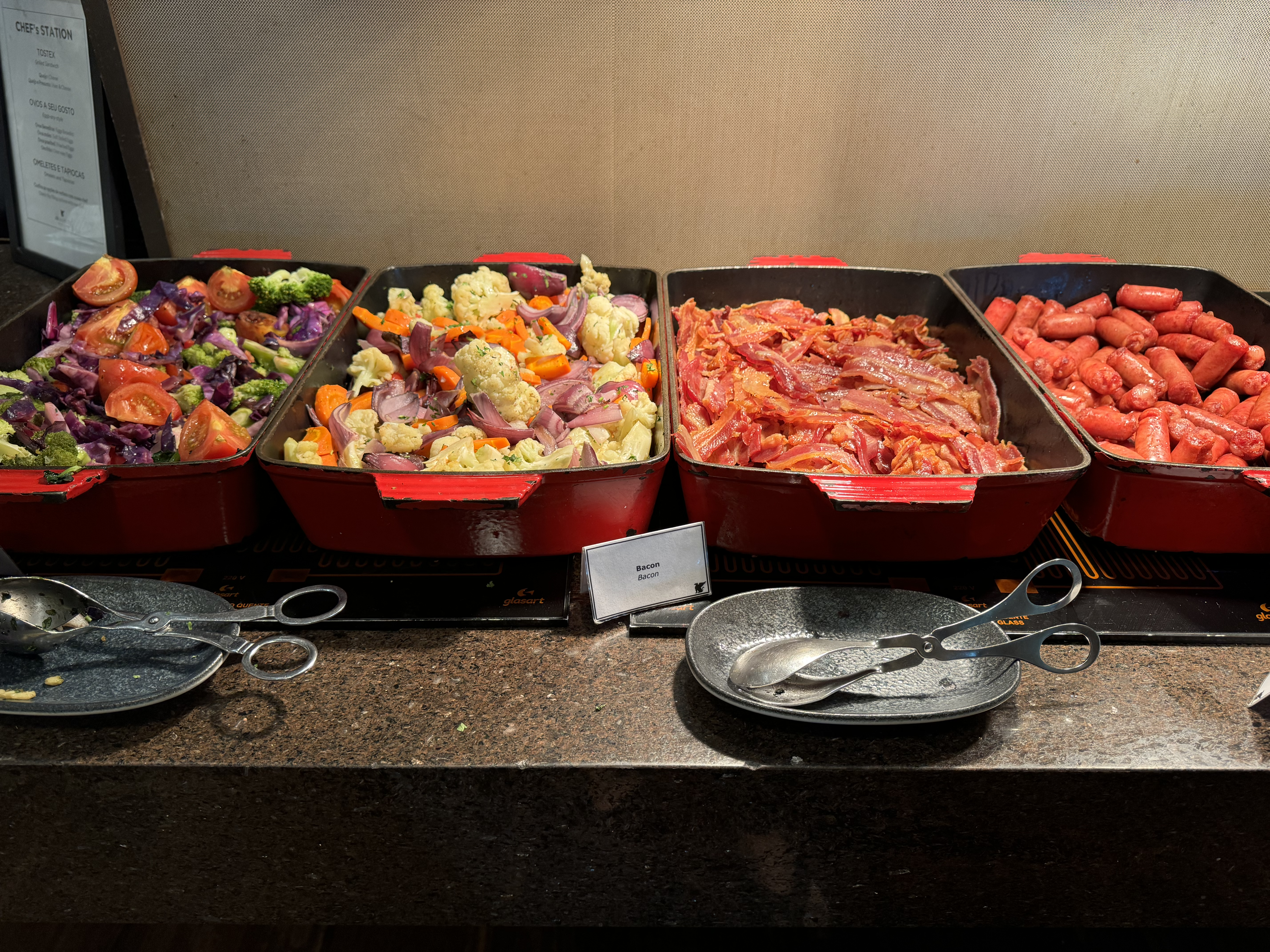 JW Marriott Hotel Rio de Janeiro breakfast hot dishes