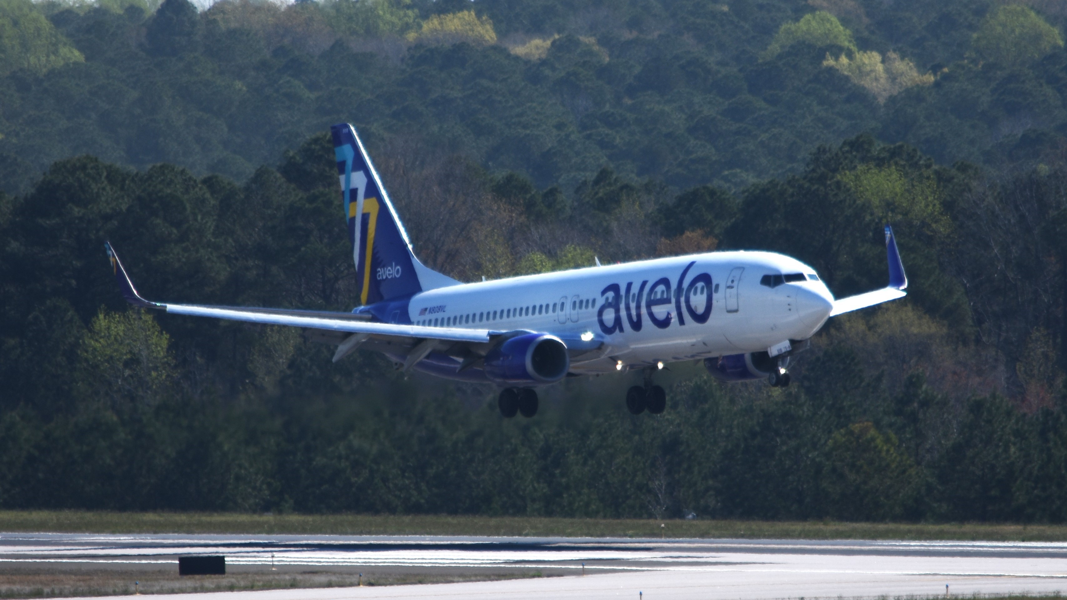 N808VL Avelo Airlines Boeing 737 800 arrival N808VL Avelo Airlines Boeing 737 800 arrival