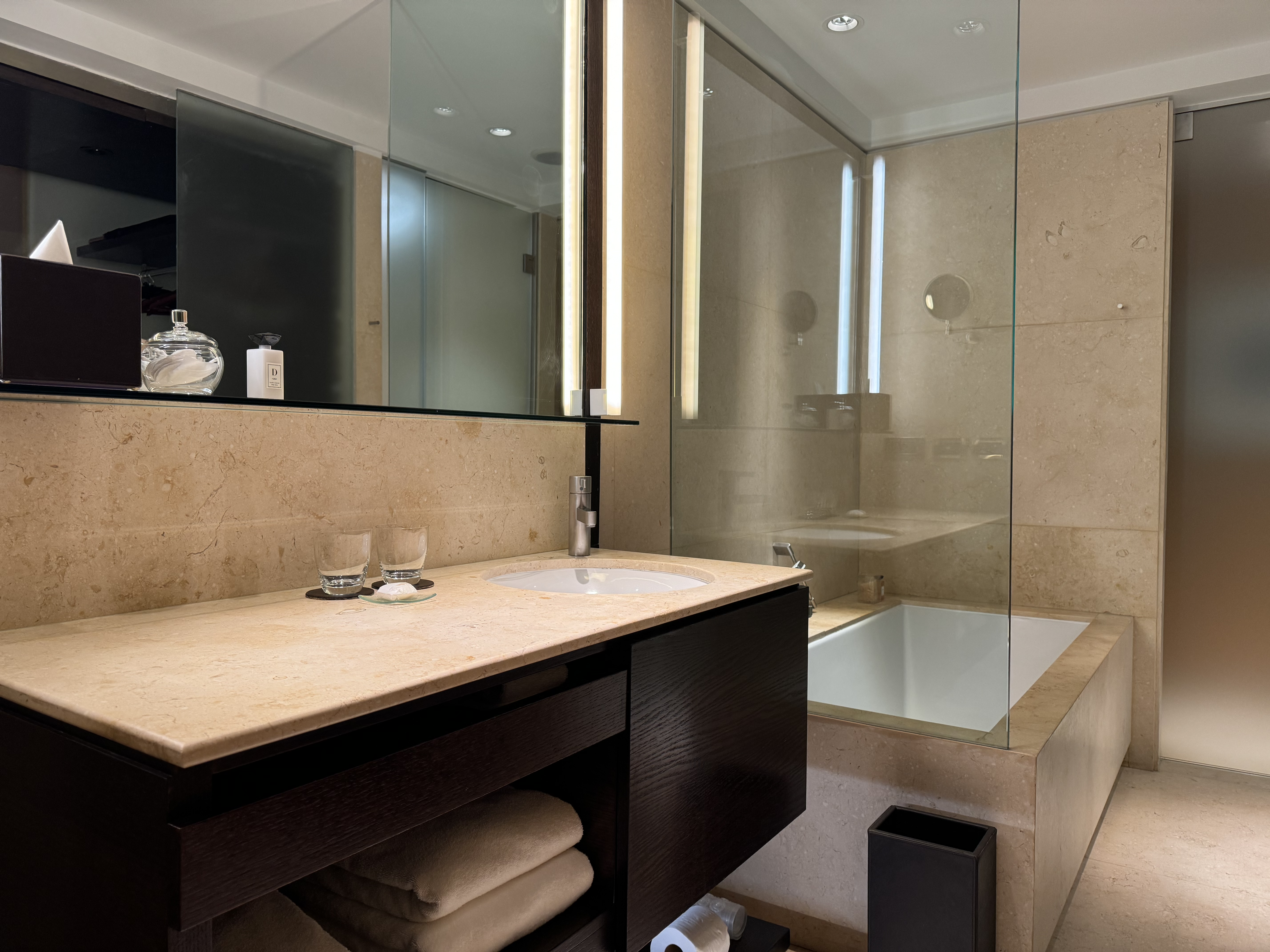 Palacio Duhau Park Hyatt Buenos Aires bathroom sink side view Palacio Duhau Park Hyatt Buenos Aires bathroom sink side view