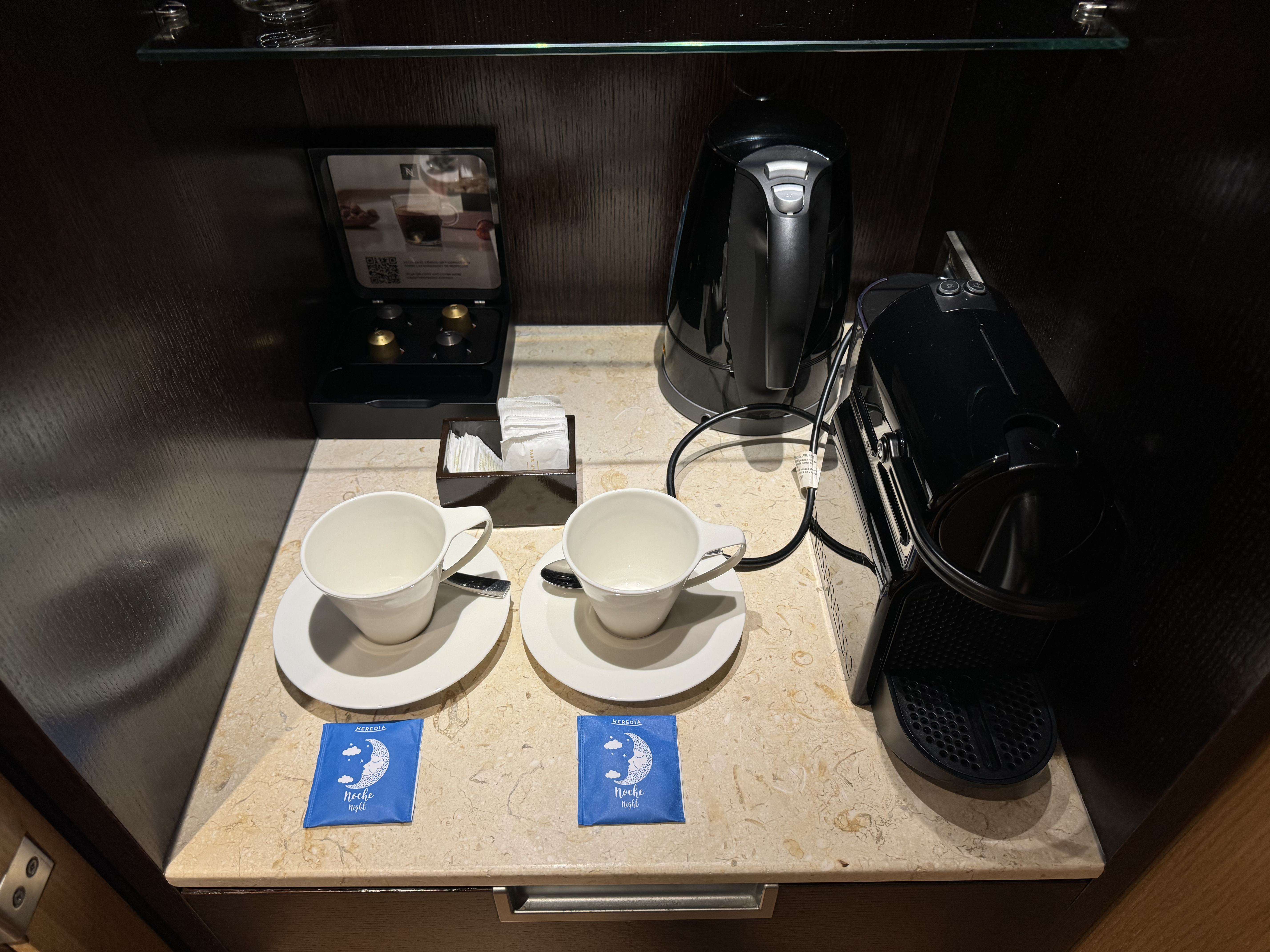 Palacio Duhau Park Hyatt Buenos Aires bedroom coffee maker Palacio Duhau Park Hyatt Buenos Aires bedroom coffee maker