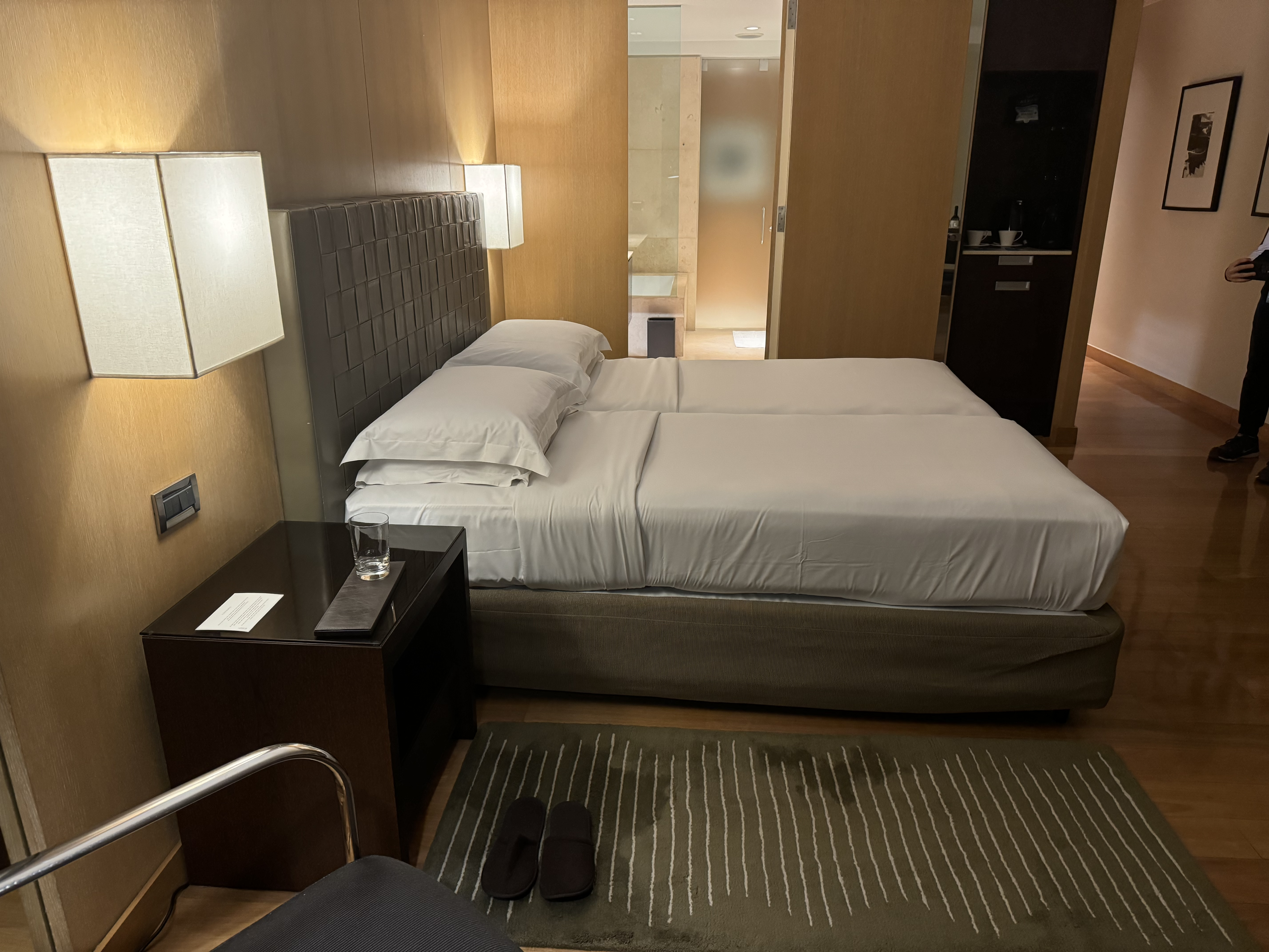 Palacio Duhau Park Hyatt Buenos Aires bedroom view to bathroom Palacio Duhau Park Hyatt Buenos Aires bedroom view to bathroom