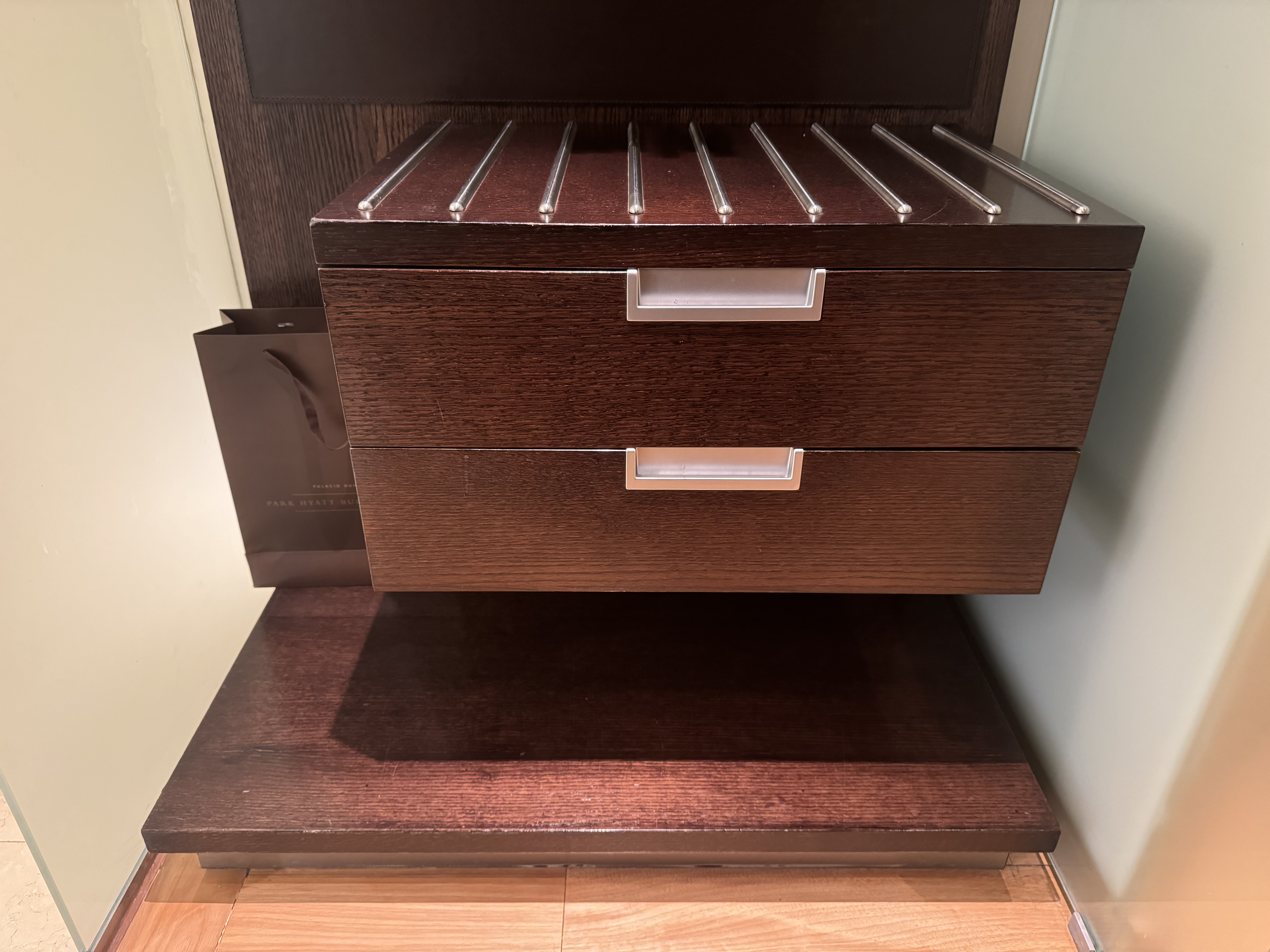 Palacio Duhau Park Hyatt Buenos Aires suitcase rack Palacio Duhau Park Hyatt Buenos Aires suitcase rack