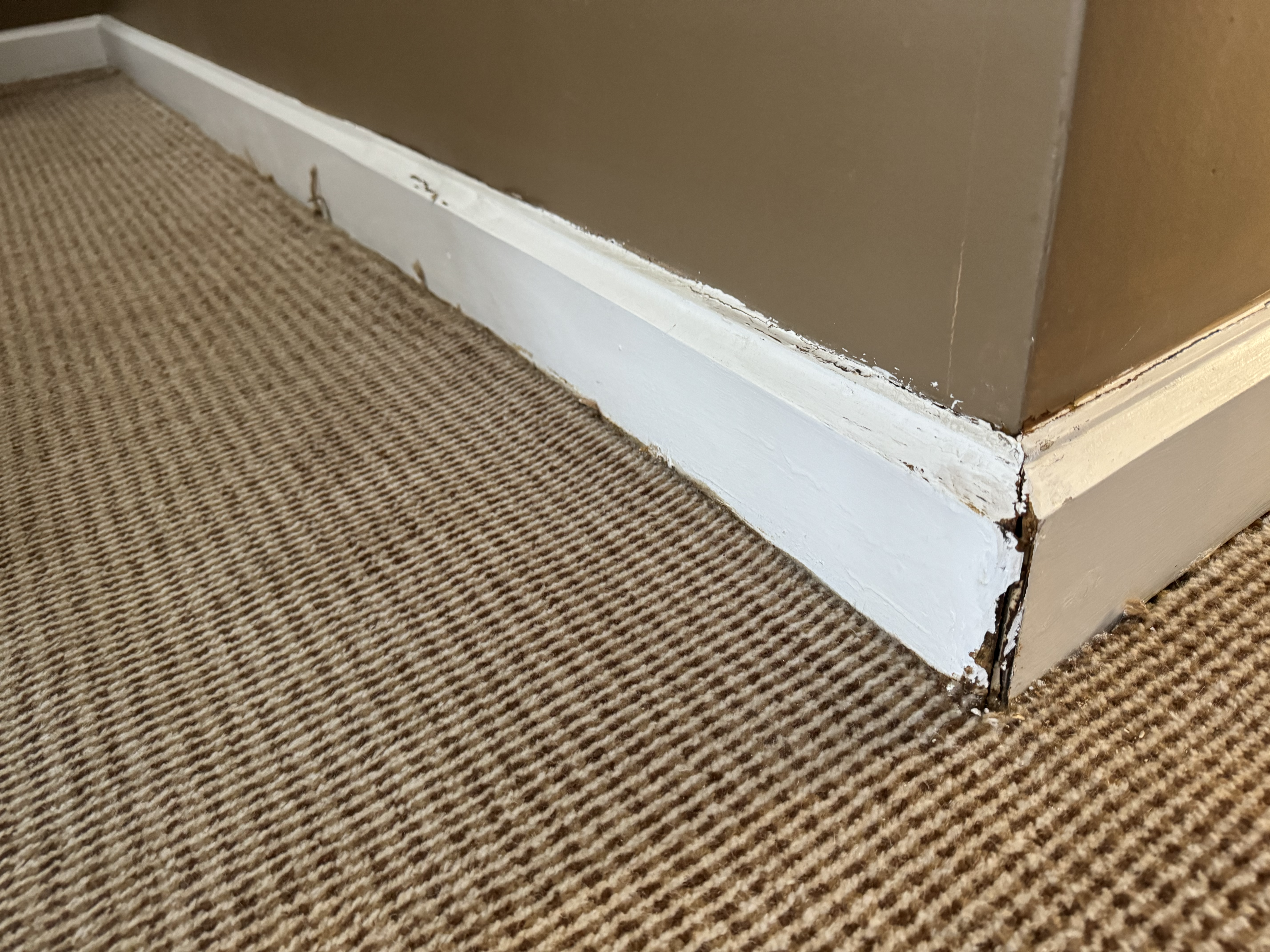 Park Hyatt Mendoza Park Suite cracked base board