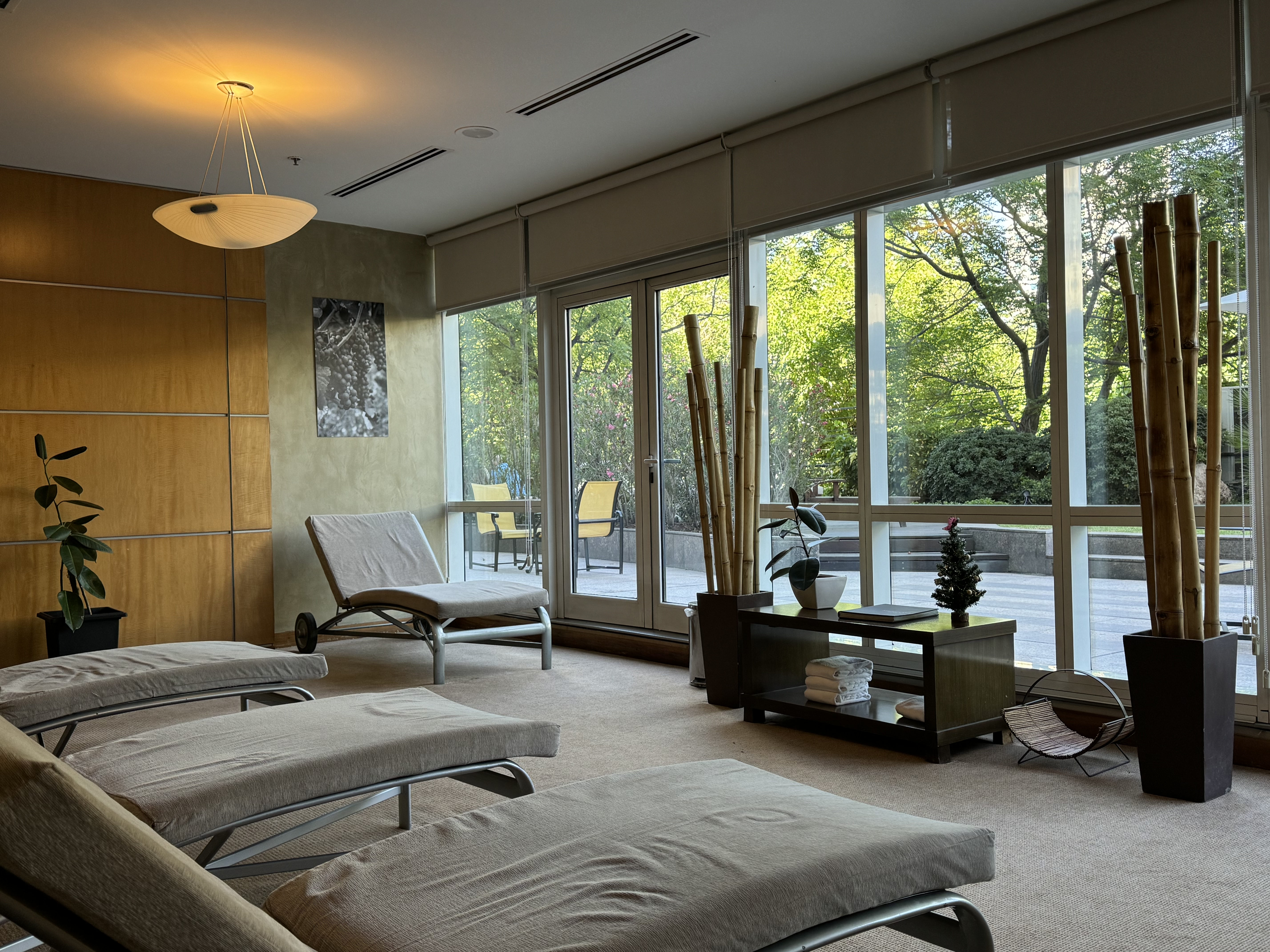 Park Hyatt Mendoza spa lounge chairs