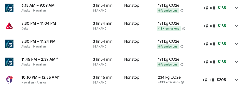 Price of flights SEA ANC June 13 2025 Price of flights SEA ANC June 13 2025