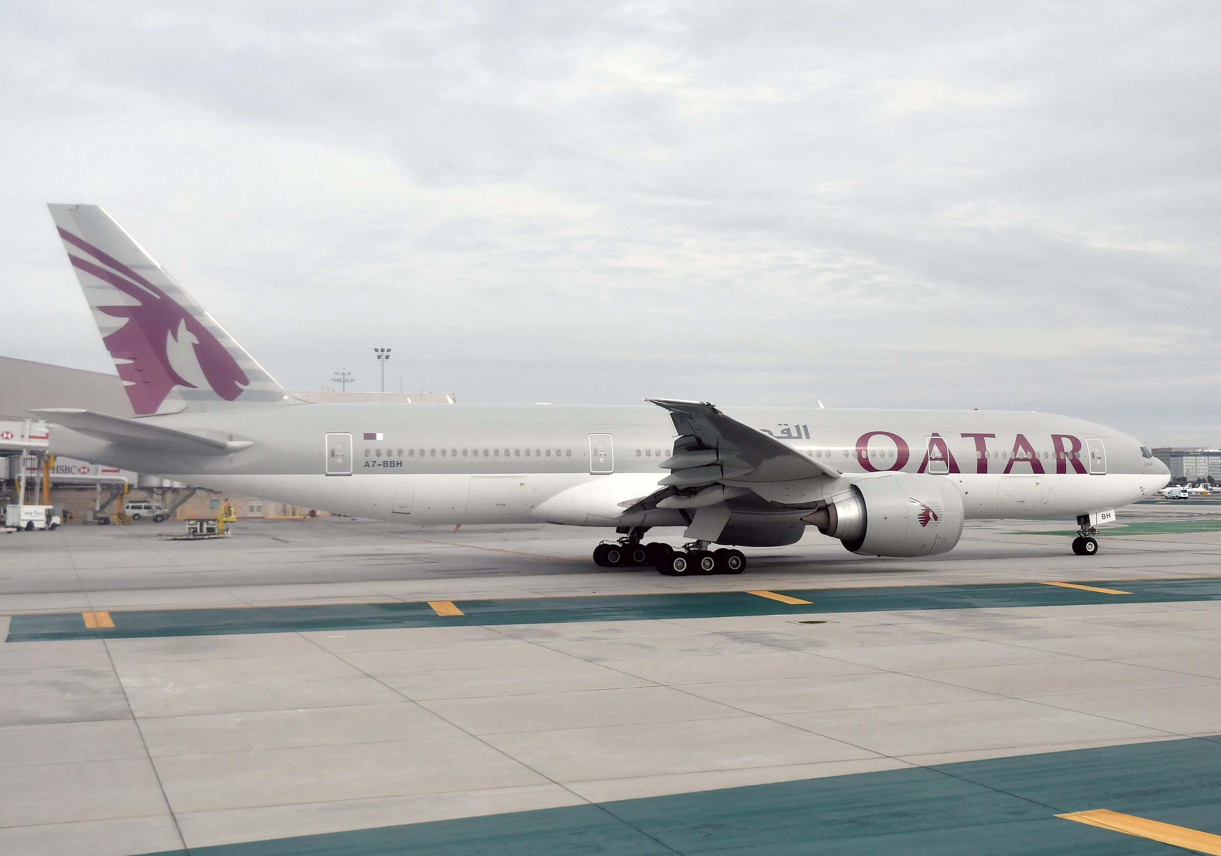 Qatar Airways B777 200LR LAX Qatar Airways B777 200LR LAX