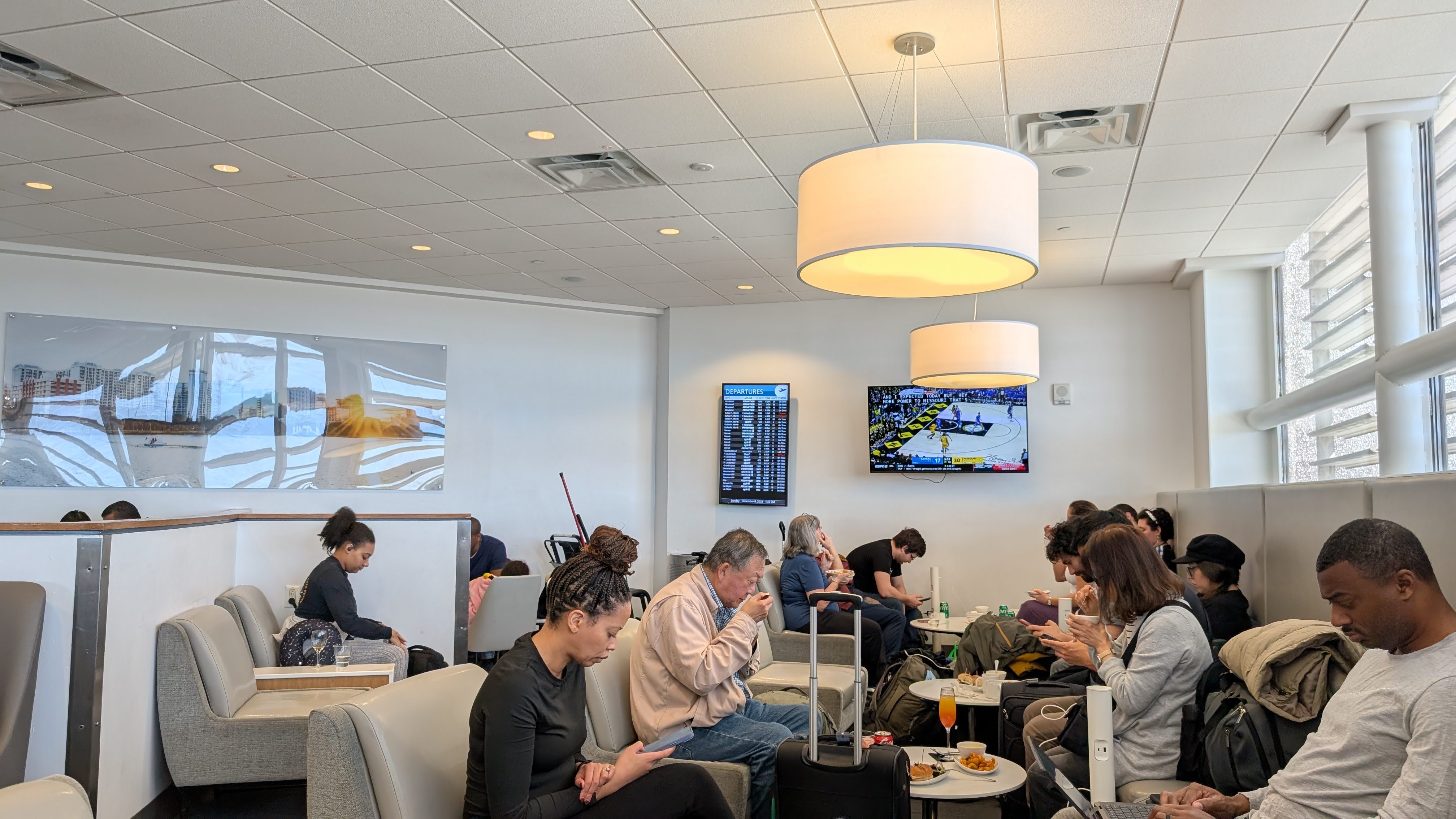 The Club MCO Terminal A amenities information screens The Club MCO Terminal A amenities information screens