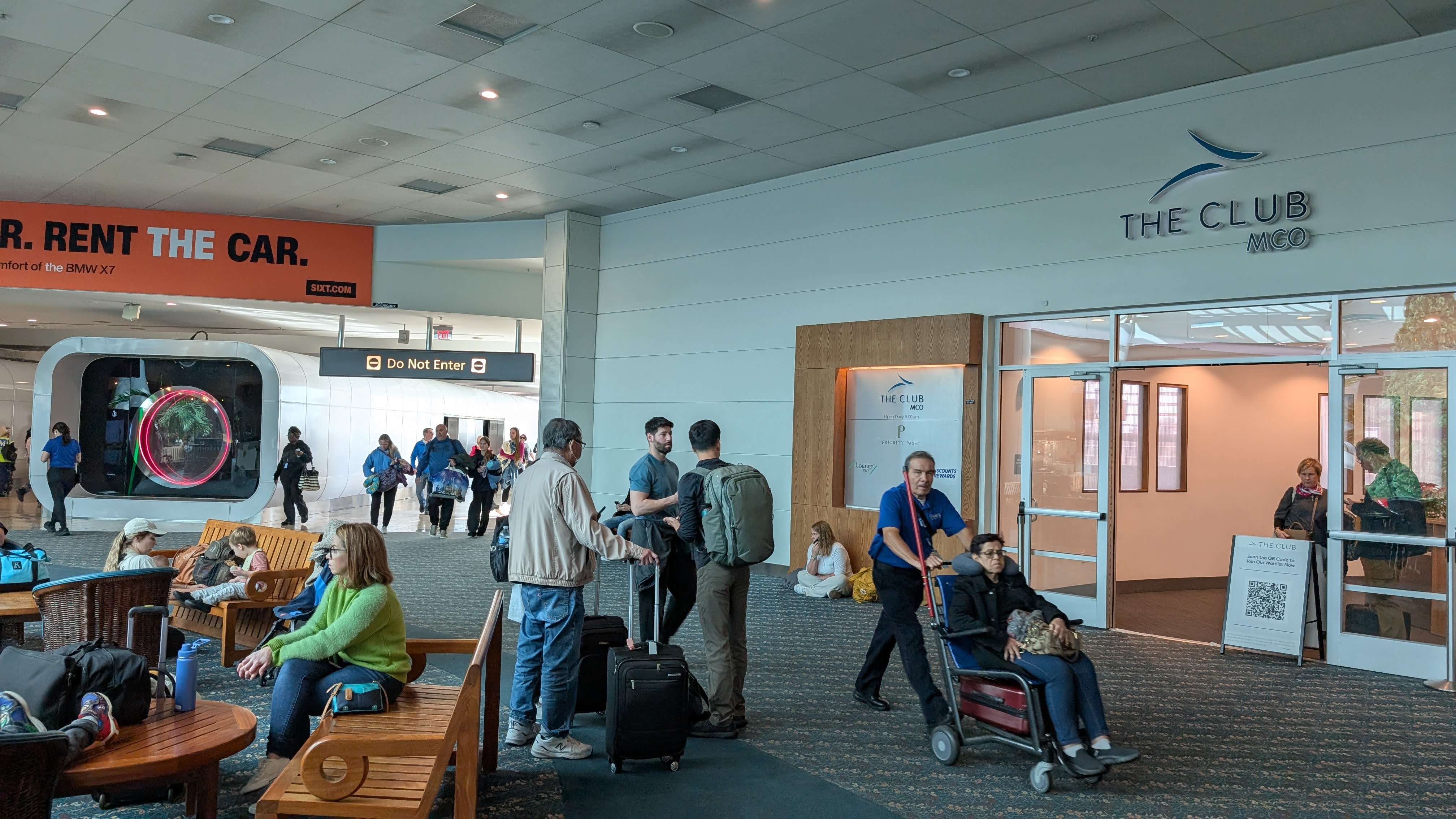 The Club MCO Terminal A location The Club MCO Terminal A location