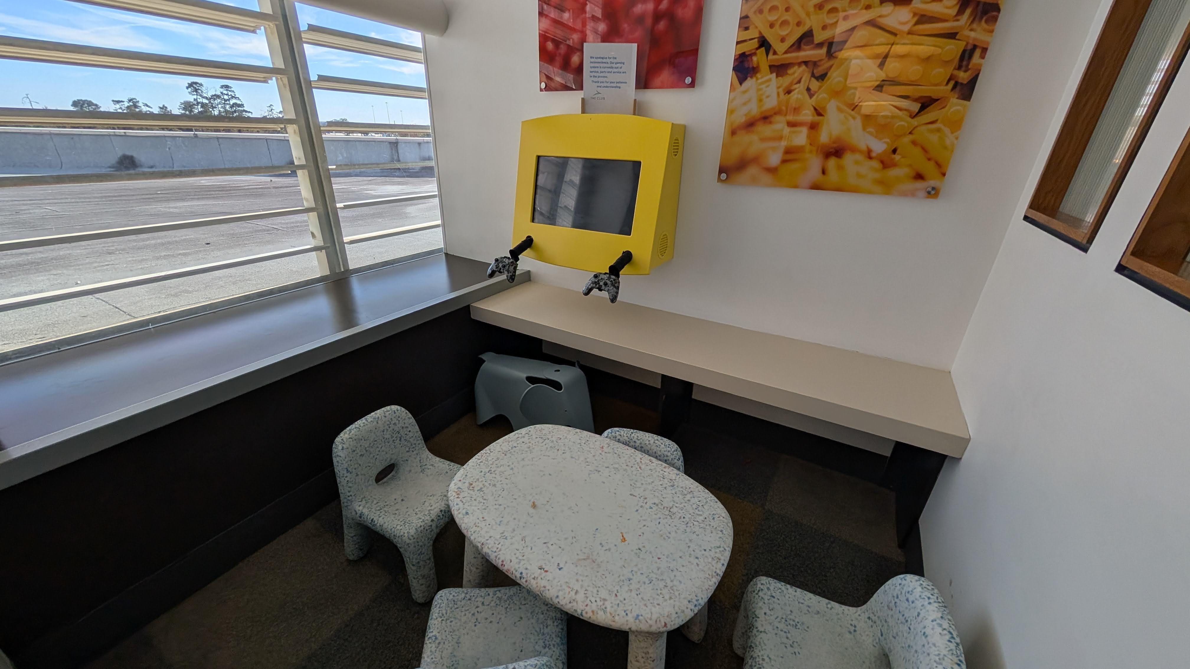 The Club MCO Terminal A seating kids room The Club MCO Terminal A seating kids room