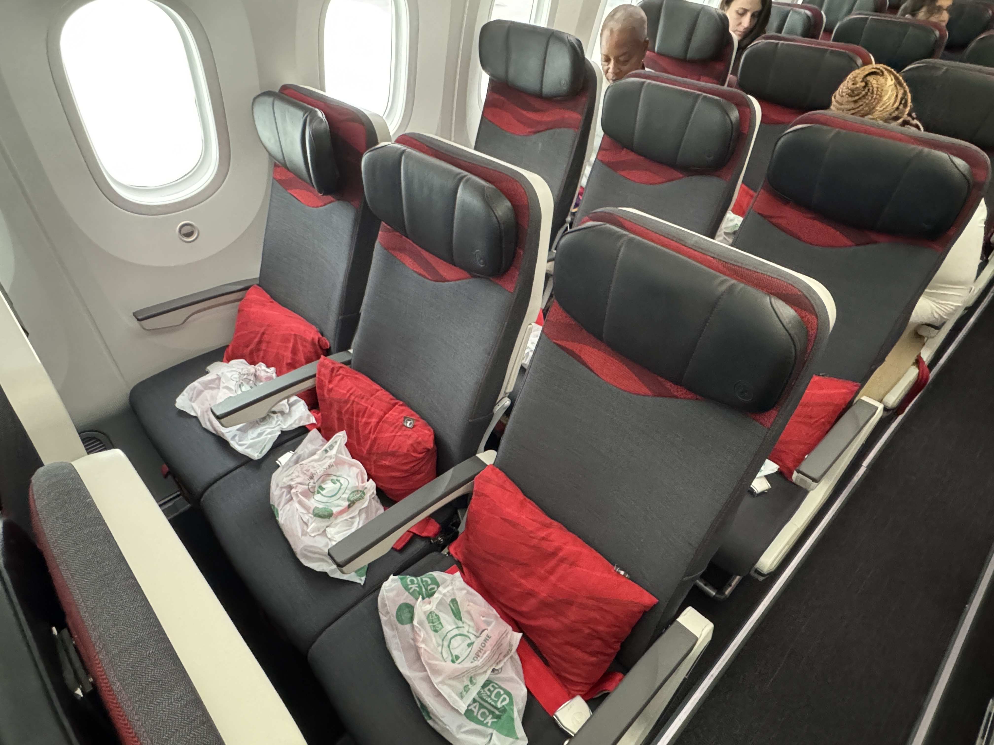Turkish Airlines IST ATL 787 9 economy seats