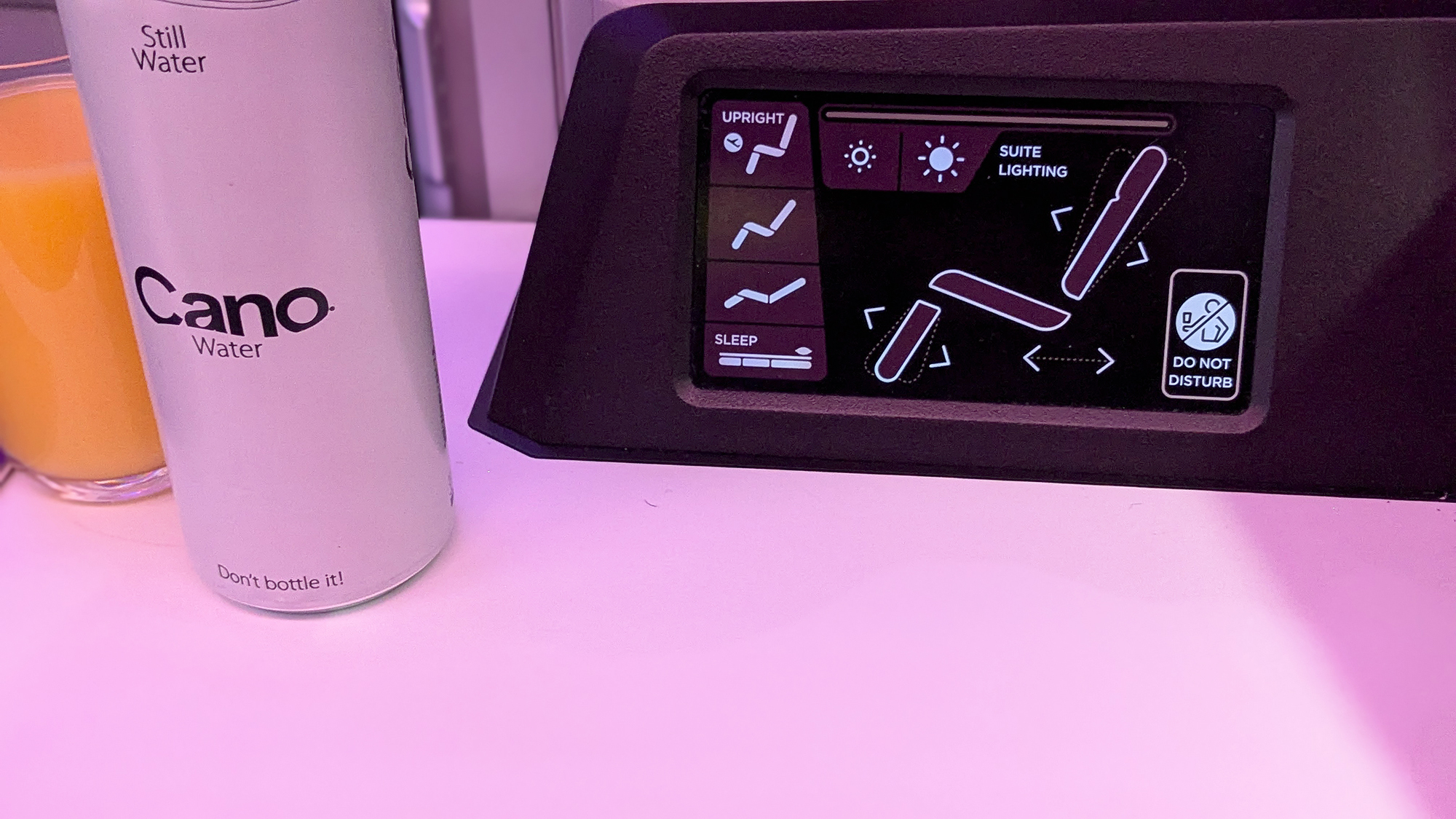 Virgin Atlantic A330 900 Business Class Seat Controls Virgin Atlantic A330 900 Business Class Seat Controls