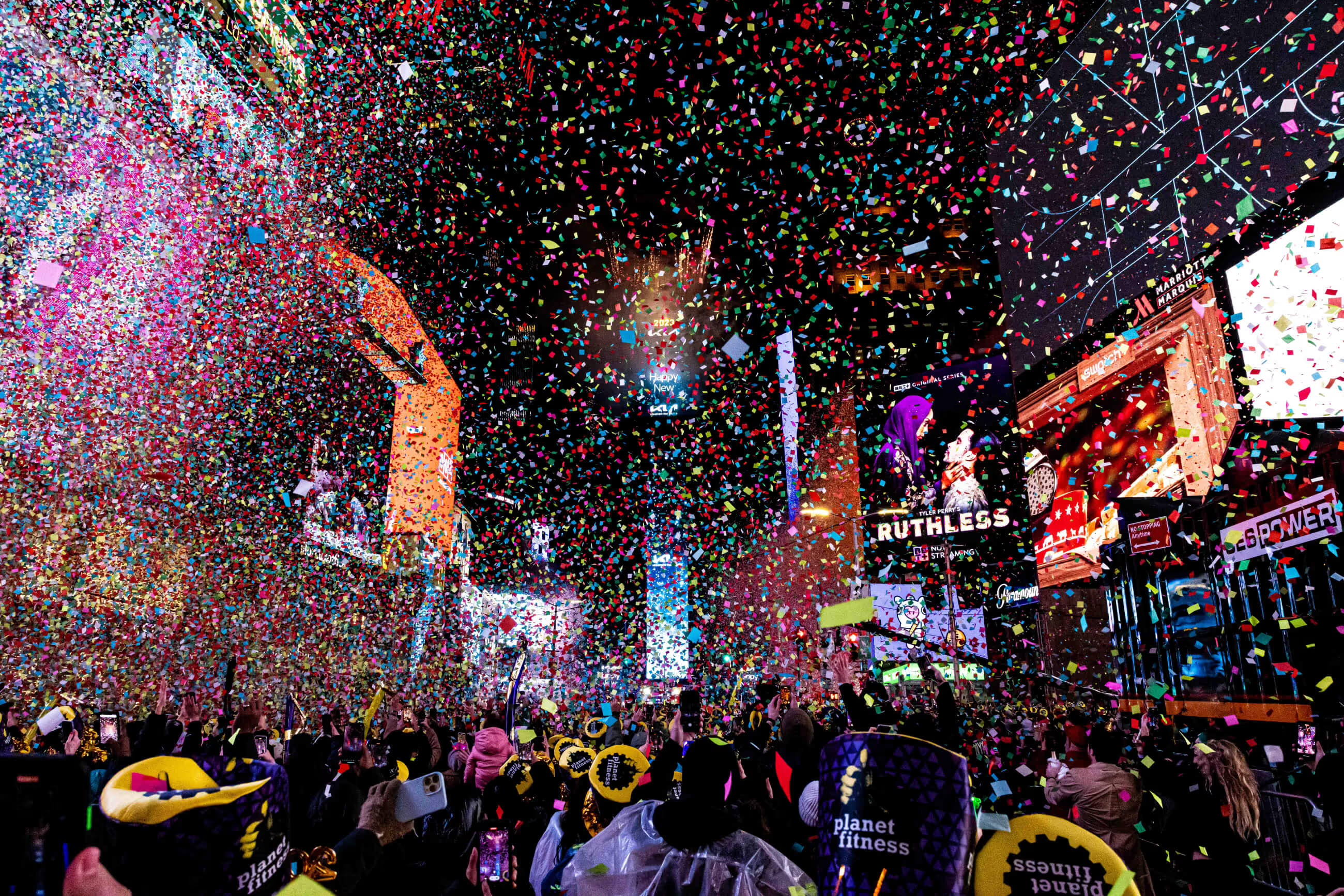 times square confetti