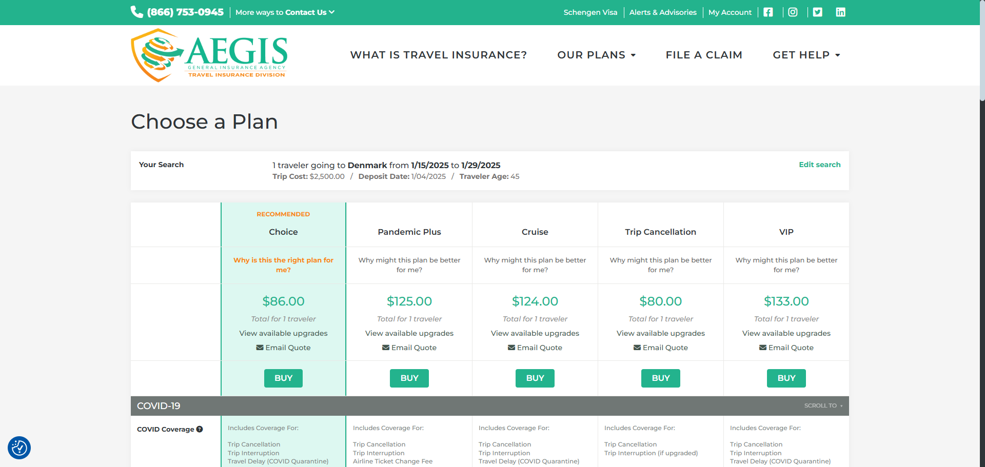 Aegis direct travel insurance quote Aegis direct travel insurance quote