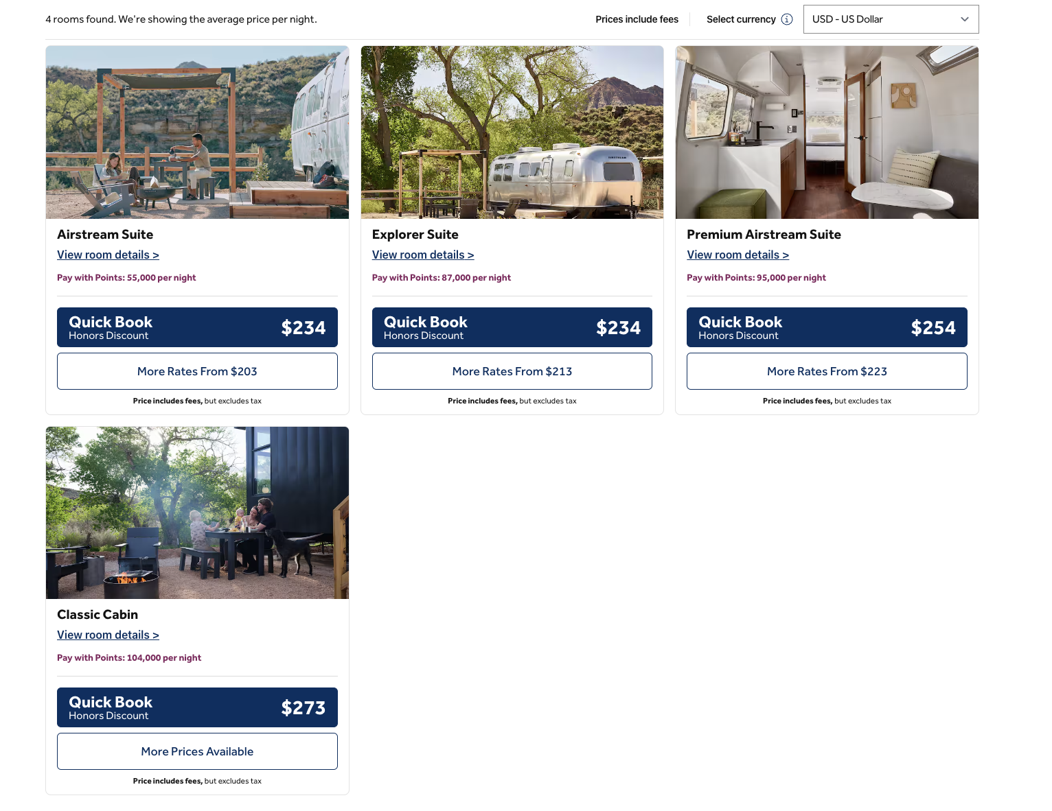 AutoCamp Zion Booking Type AutoCamp Zion Booking Type