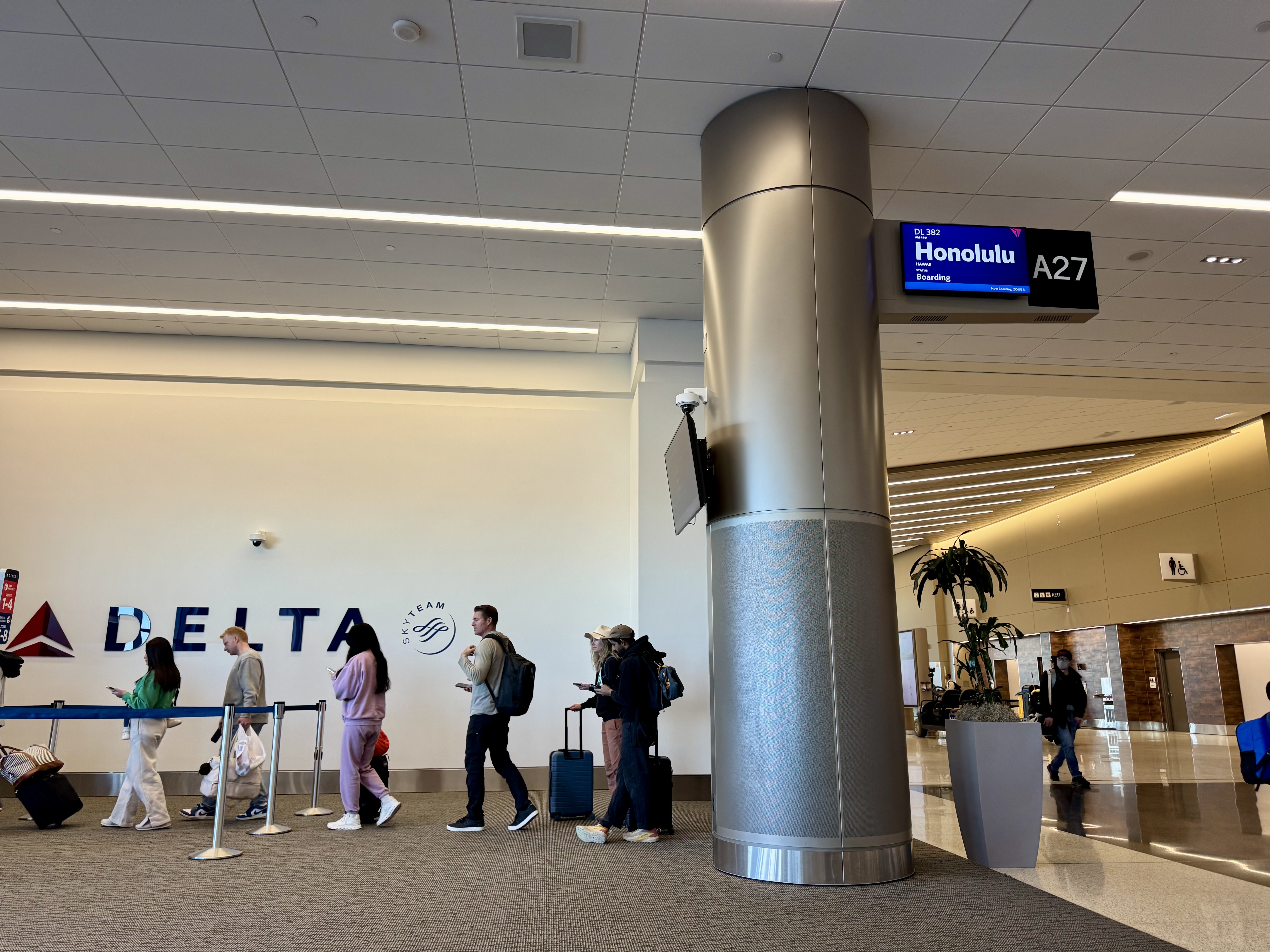 Boarding Delta SLC