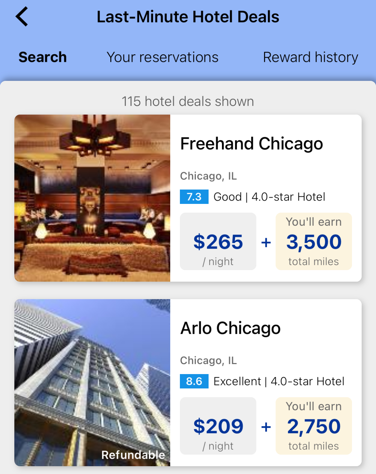 Booking Hotels in MileagePlus X Booking Hotels in MileagePlus X