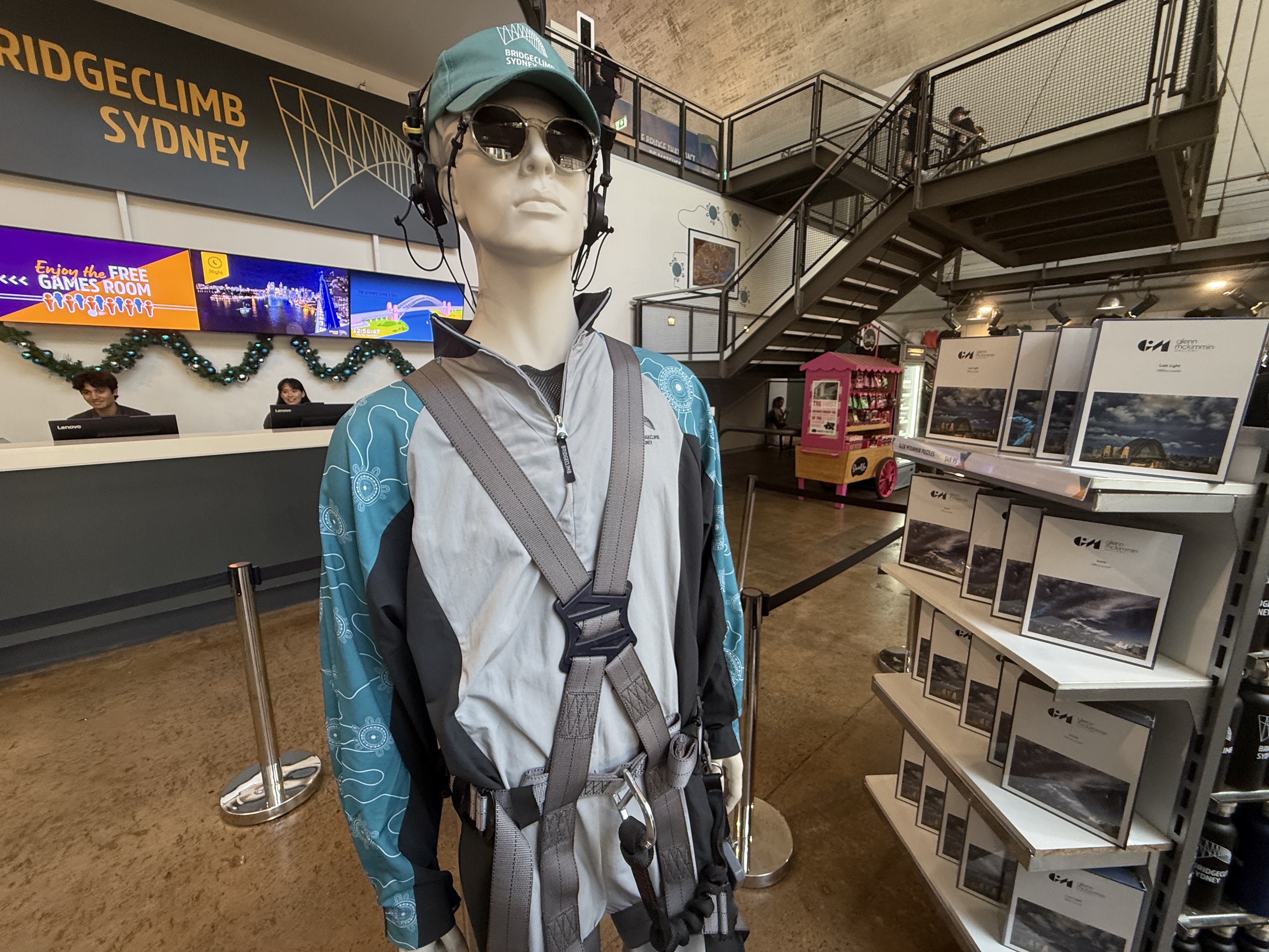 BridgeClimb Sydney Jumpsuit Mannequin Close Up BridgeClimb Sydney Jumpsuit Mannequin Close Up