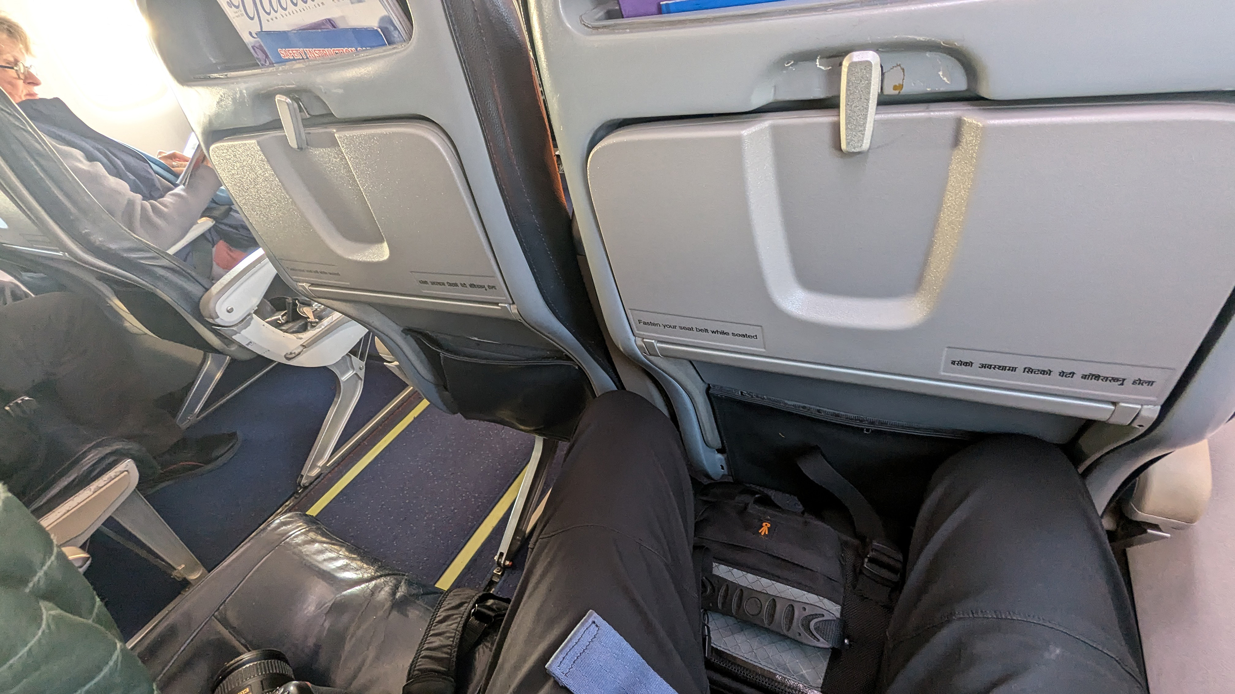 Buddha Air ATR72 legroom Buddha Air ATR72 legroom