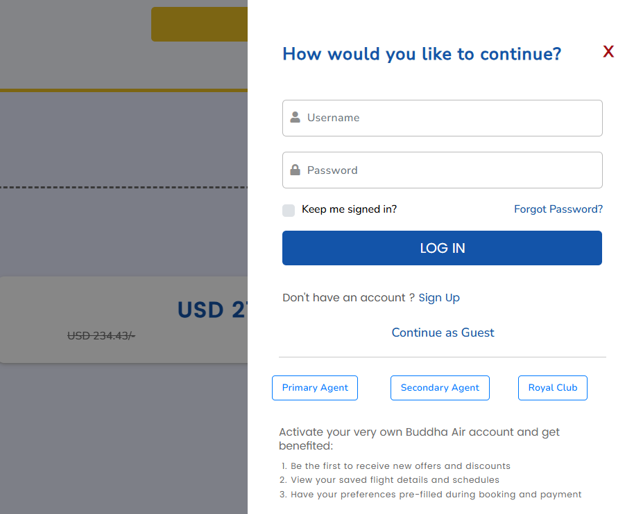 Buddha Air loyalty program join Buddha Air loyalty program join