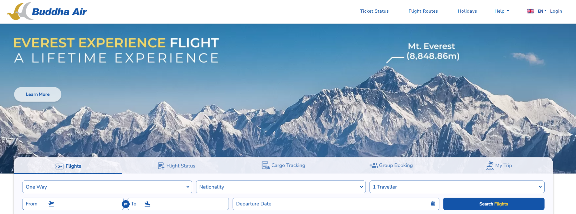 Buddha Air website Buddha Air website