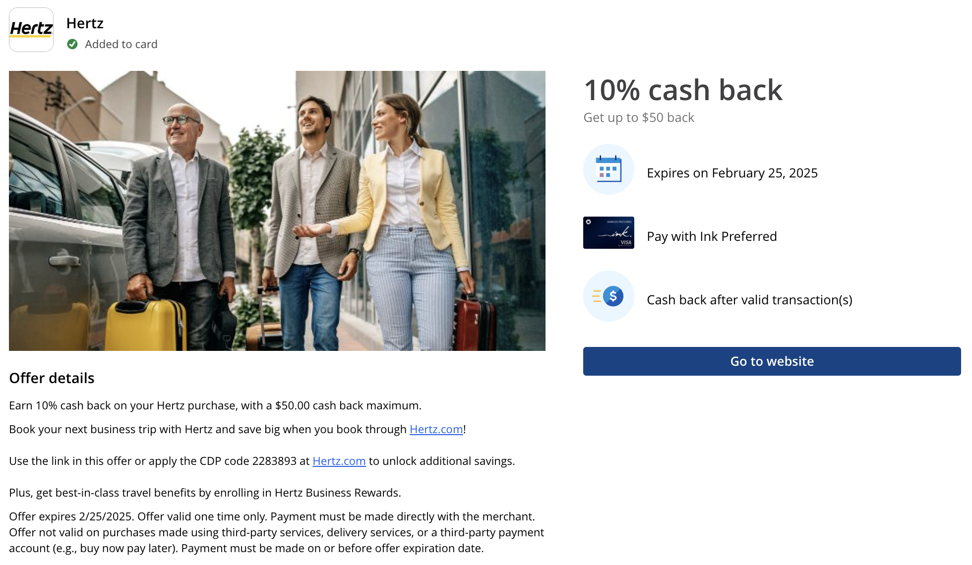 Chase Offer Hertz January 2025 Chase Offer Hertz January 2025