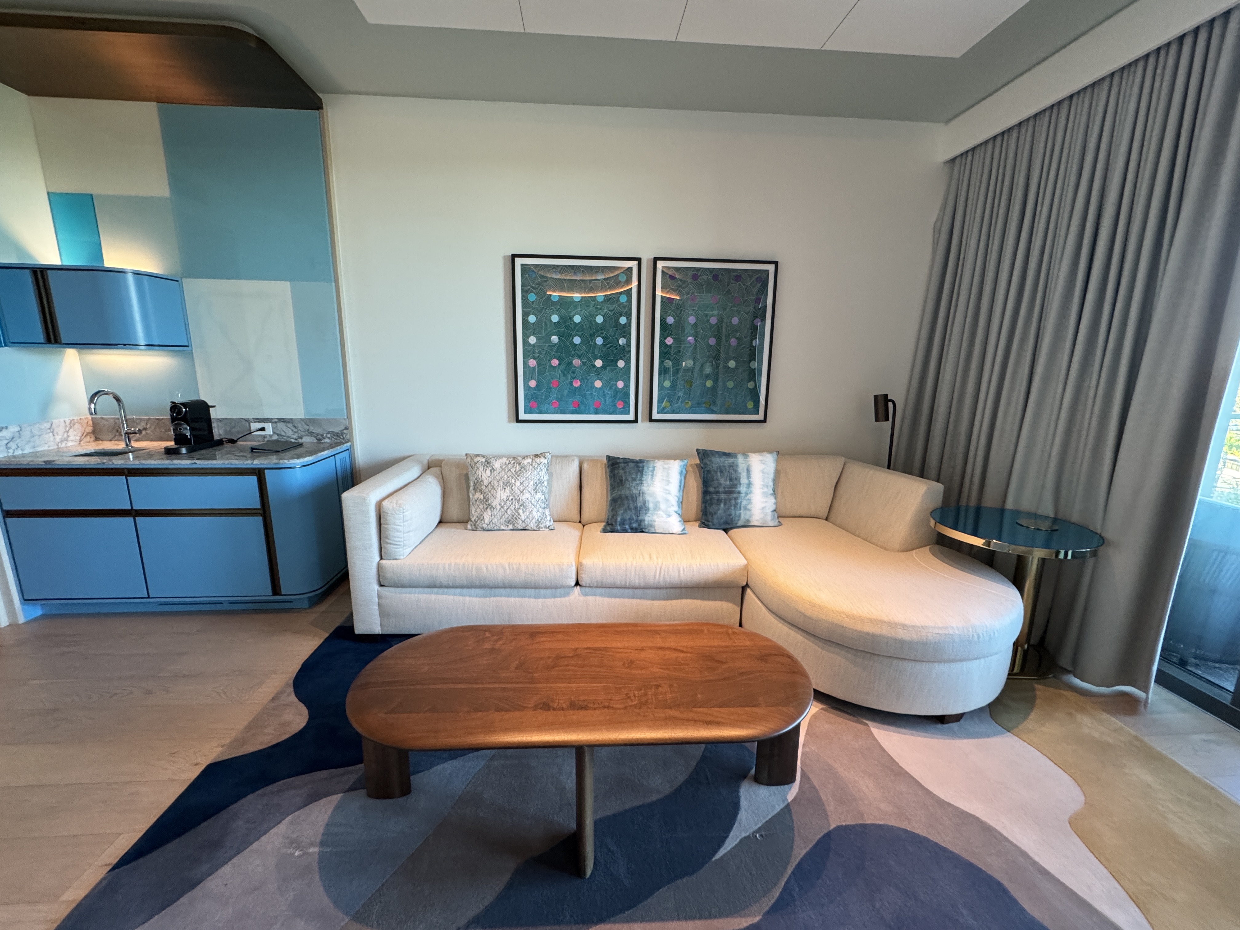 Conrad Orlando room couch