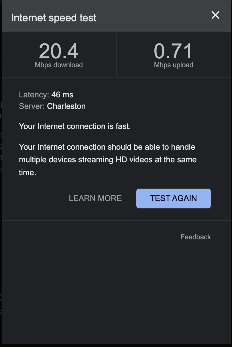 Delta Premium Select Wifi Speed Test