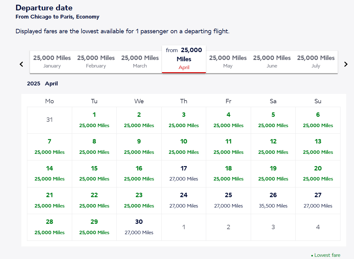 Flying Blue award calendar devalued economy Flying Blue award calendar devalued economy