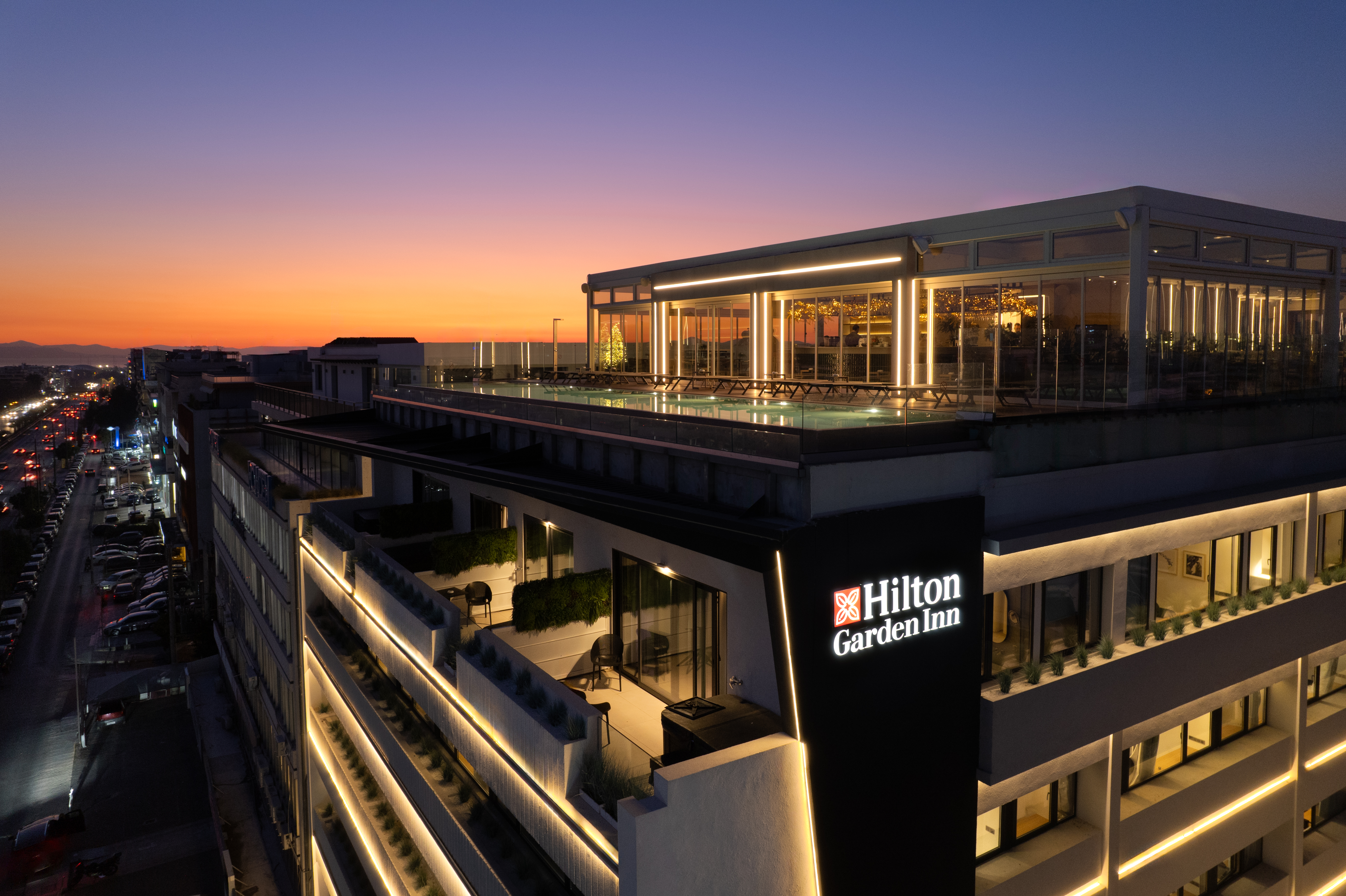 Hilton Garden Inn Athens Syggrou Avenue – Aerial 1 Hilton Garden Inn Athens Syggrou Avenue – Aerial view