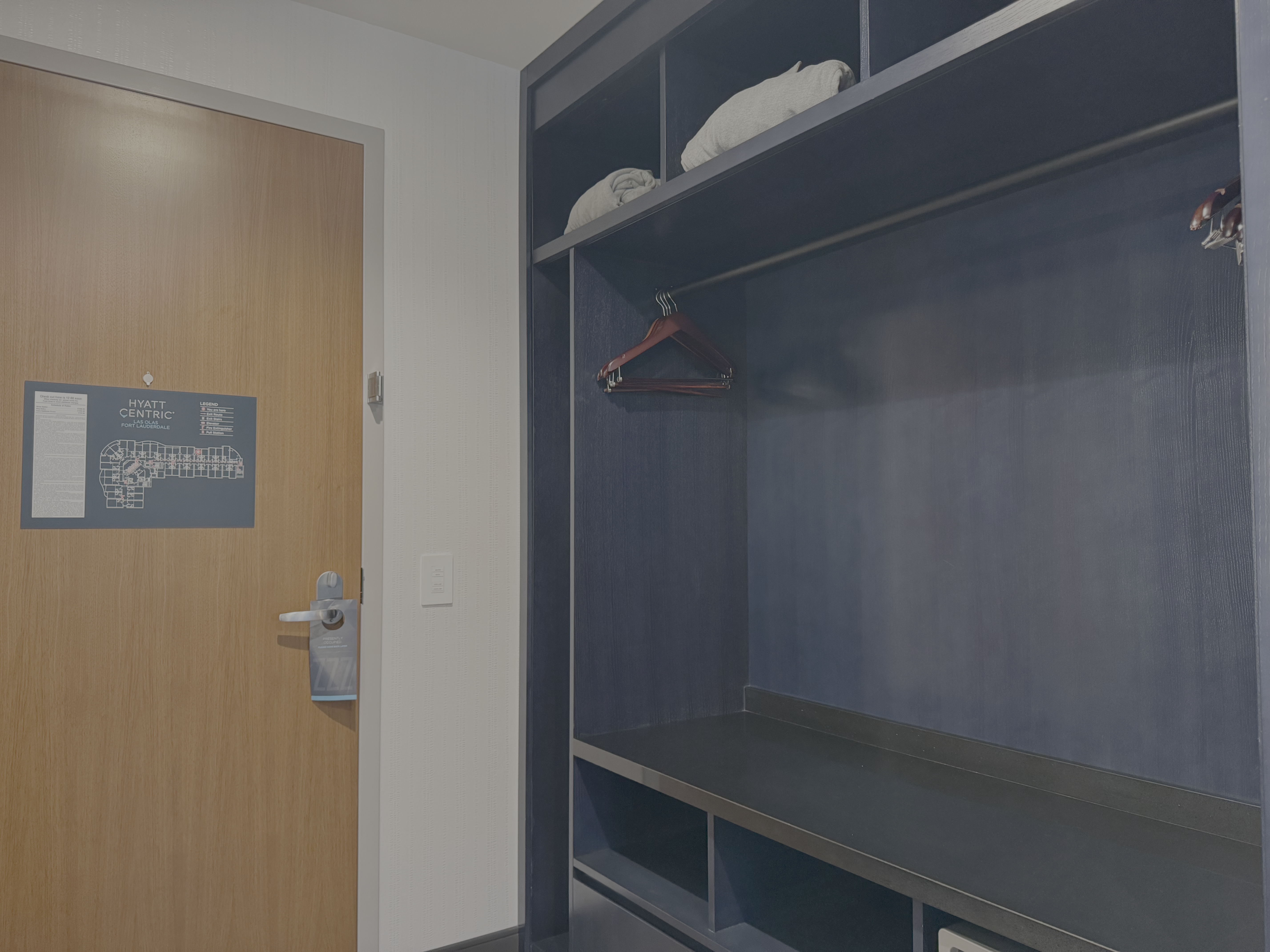 Hyatt Centric Las Olas Fort Lauderdale closet Hyatt Centric Las Olas Fort Lauderdale closet