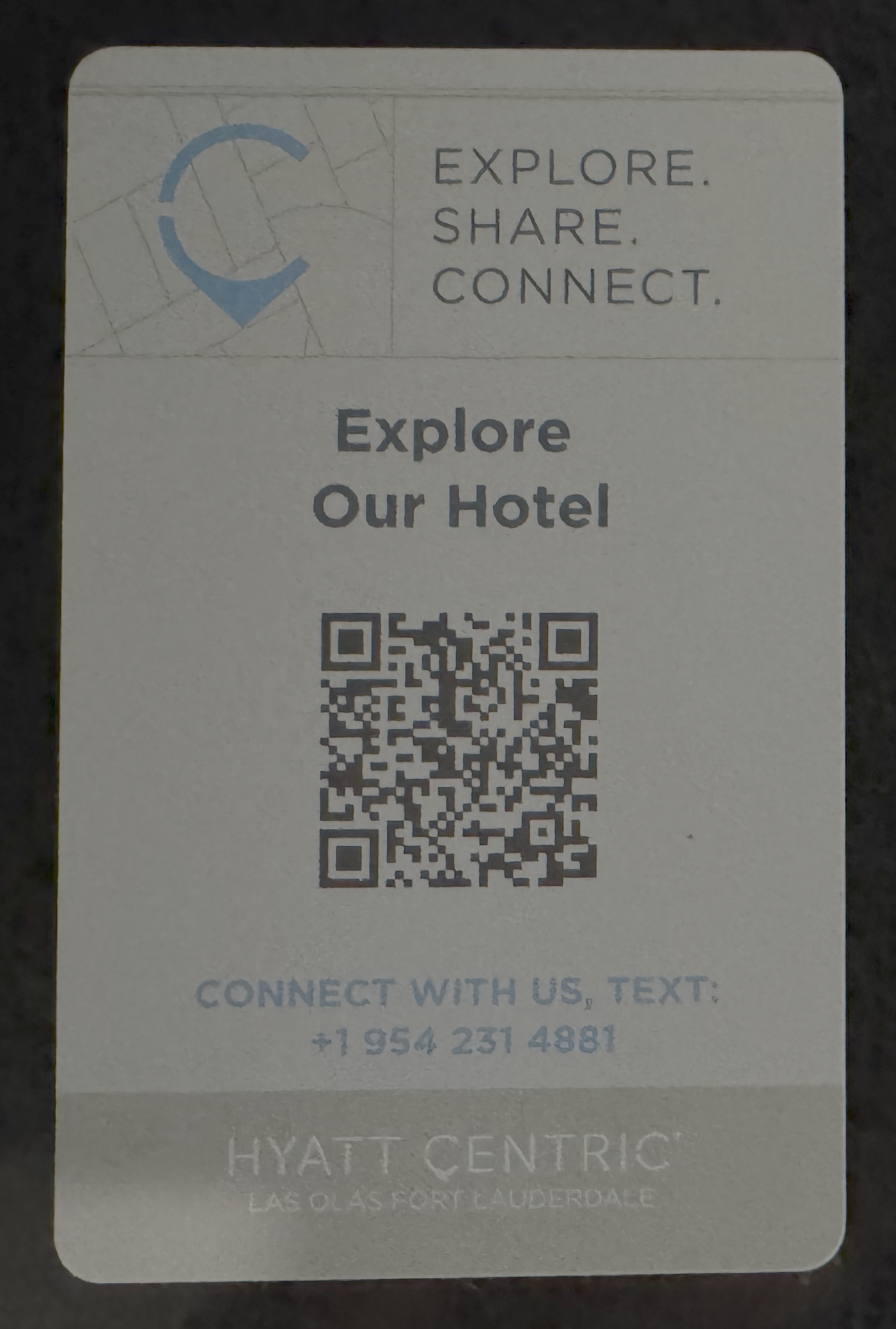 Hyatt Centric Las Olas Fort Lauderdale key Hyatt Centric Las Olas Fort Lauderdale key