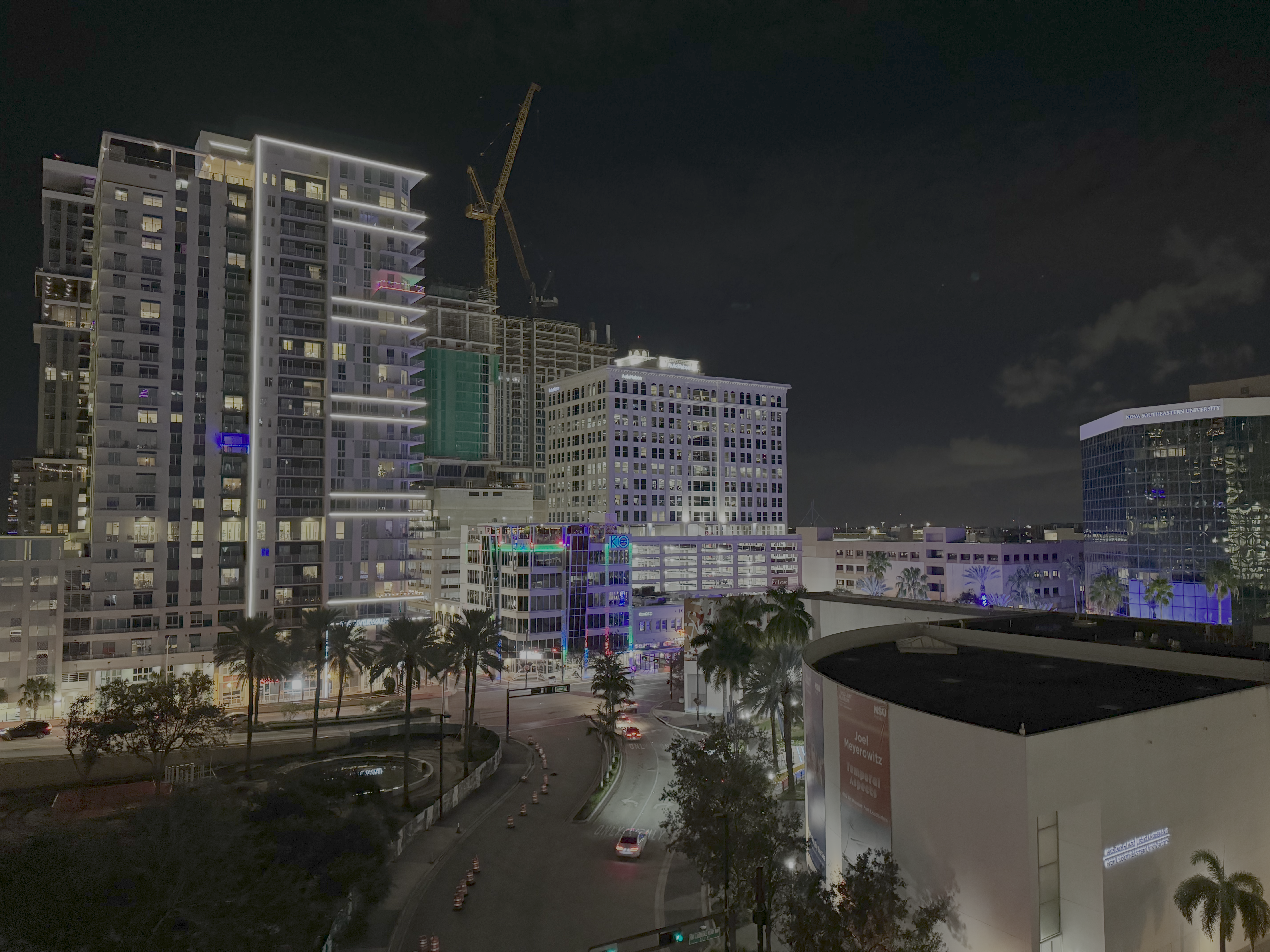 Hyatt Centric Las Olas Fort Lauderdale outdoor balcony view Hyatt Centric Las Olas Fort Lauderdale outdoor balcony view