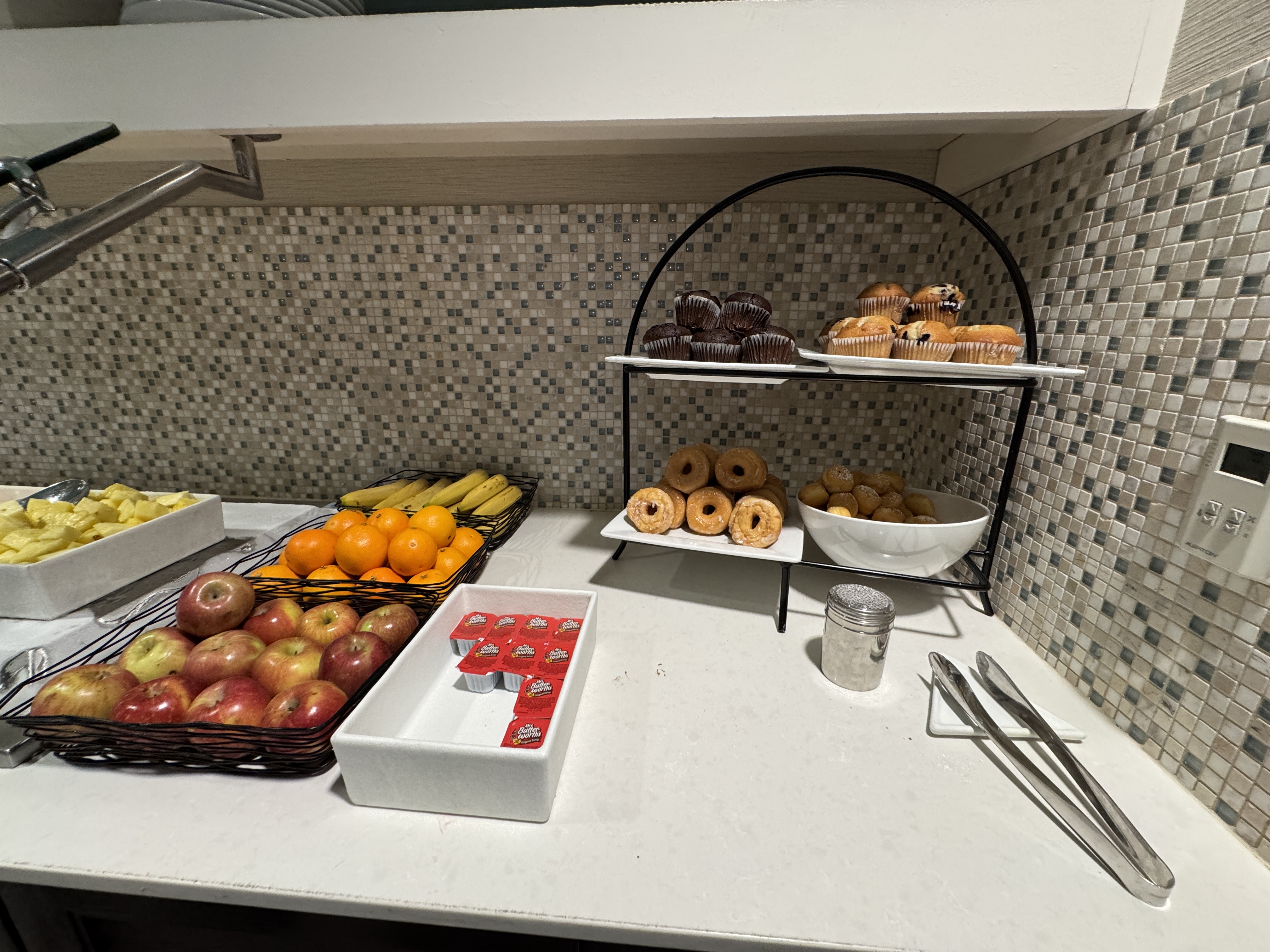 Hyatt House Naples fruit and baked goods Hyatt House Naples fruit and baked goods
