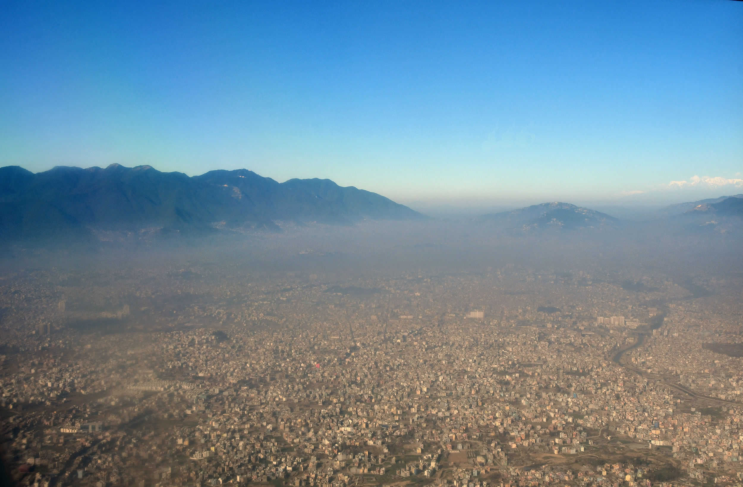 Landing Kathmandu Smog Landing Kathmandu Smog